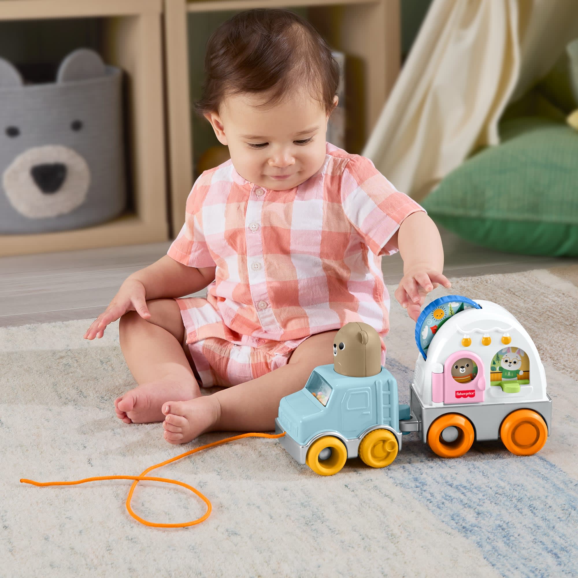 Fisher-Price Kamp Zamanı Bebekler Ve Yürüme Çağındaki Çocuklar Için Karavan - Image 4