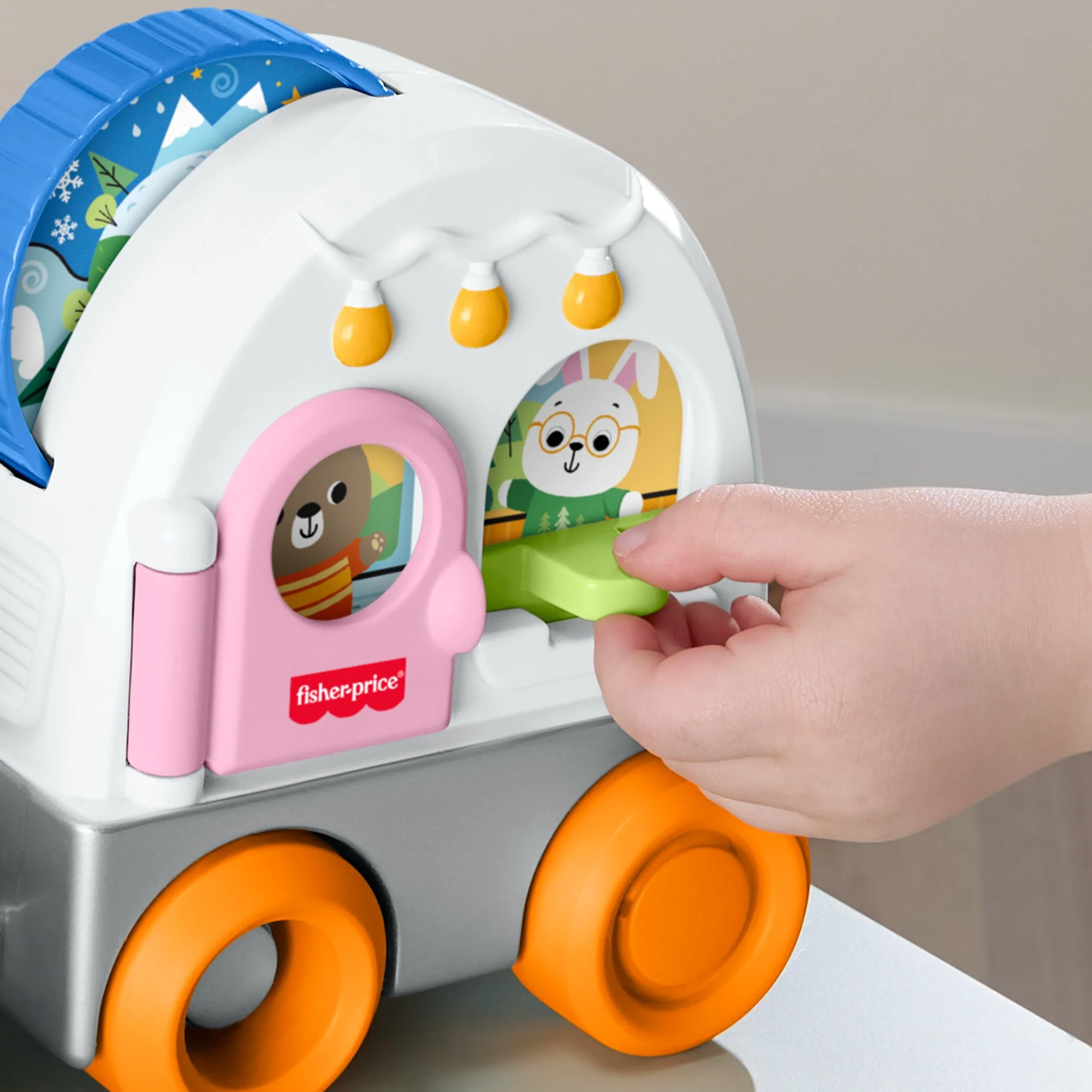 Fisher-Price Kamp Zamanı Bebekler Ve Yürüme Çağındaki Çocuklar Için Karavan - Image 5