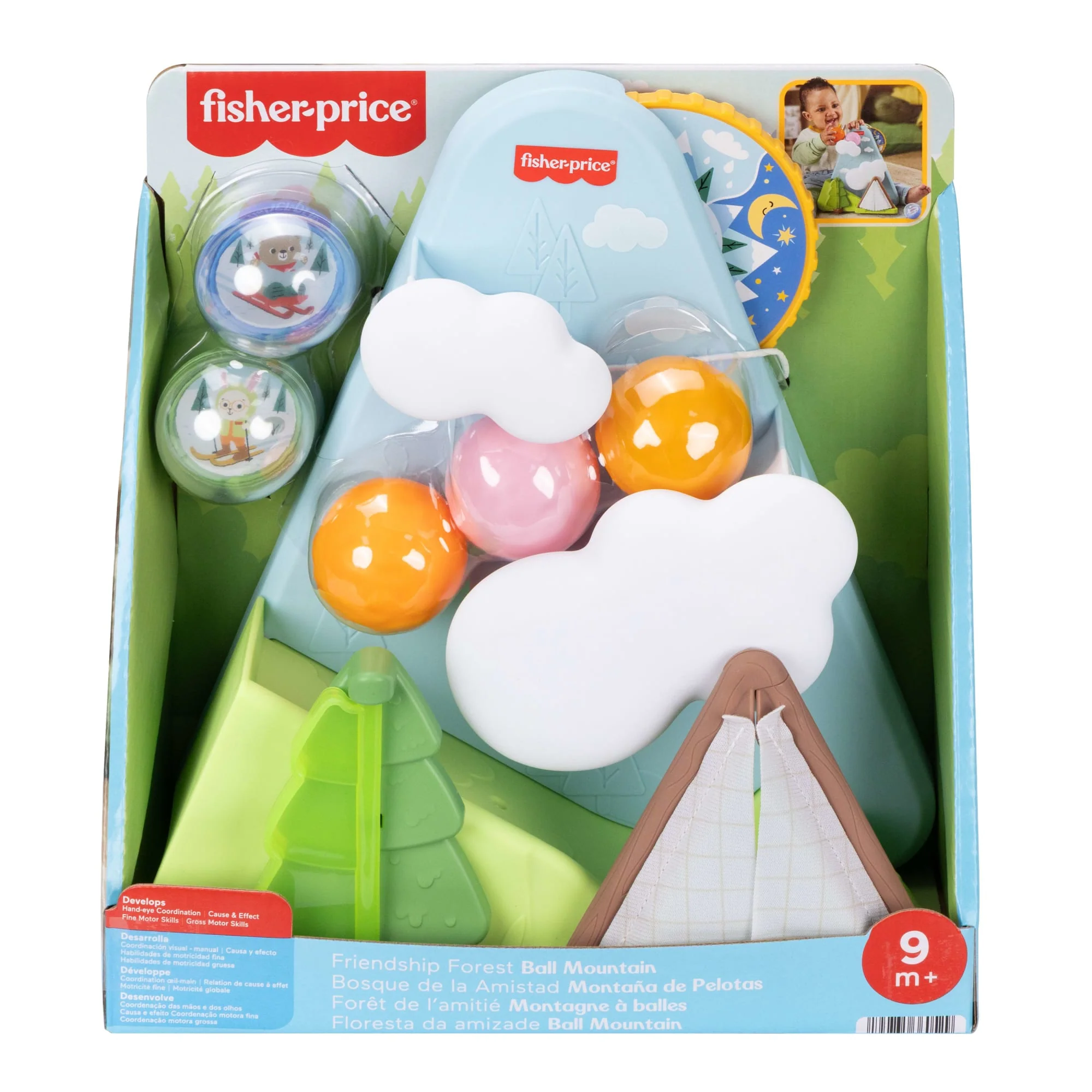 Fisher-Price Arkadaşlık Ormanı Top Dağı, Bebekler Için Gelişime Yardımcı Oyuncak, 5 Top - Image 6