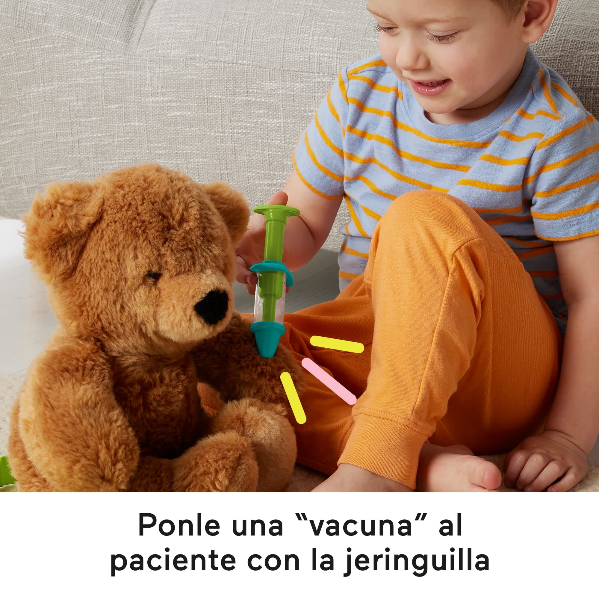 Conjunto De Juego De Imitación Kit Médico De Fisher-Price Con Siete Piezas De Juguete De Médico Para Niños Y Niñas De Preescolar A Partir De 3 Años - Image 5