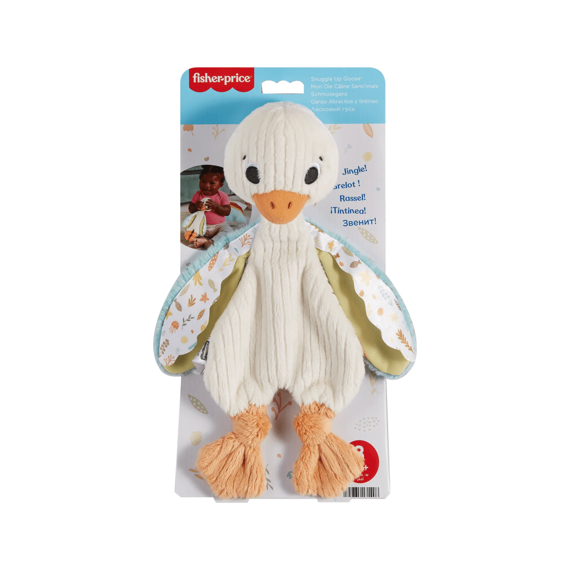 Fisher Price Knuffelgans Zintuiglijk Speelgoed Voor Baby'S, Knuffel Met Geluid Voor Baby'S - Image 6