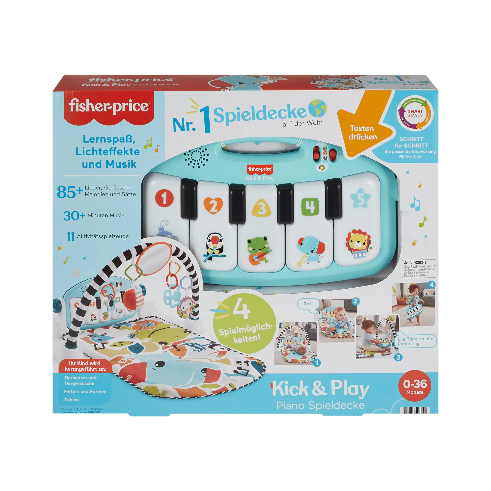 Fisher-Price Kontrast Kick & Play Pianospieldecke - Image 6