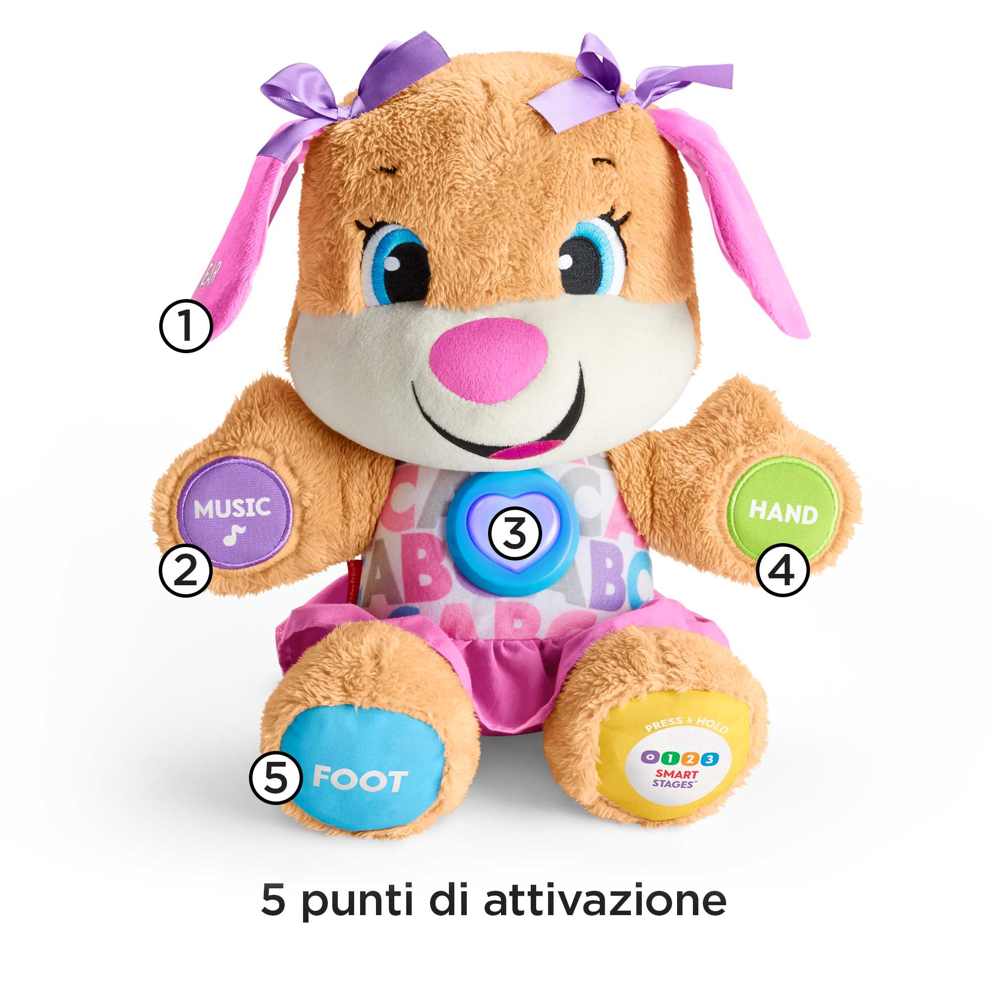 Fisher-Price La Sorellina Del Cagnolino Smart Stages - Image 3