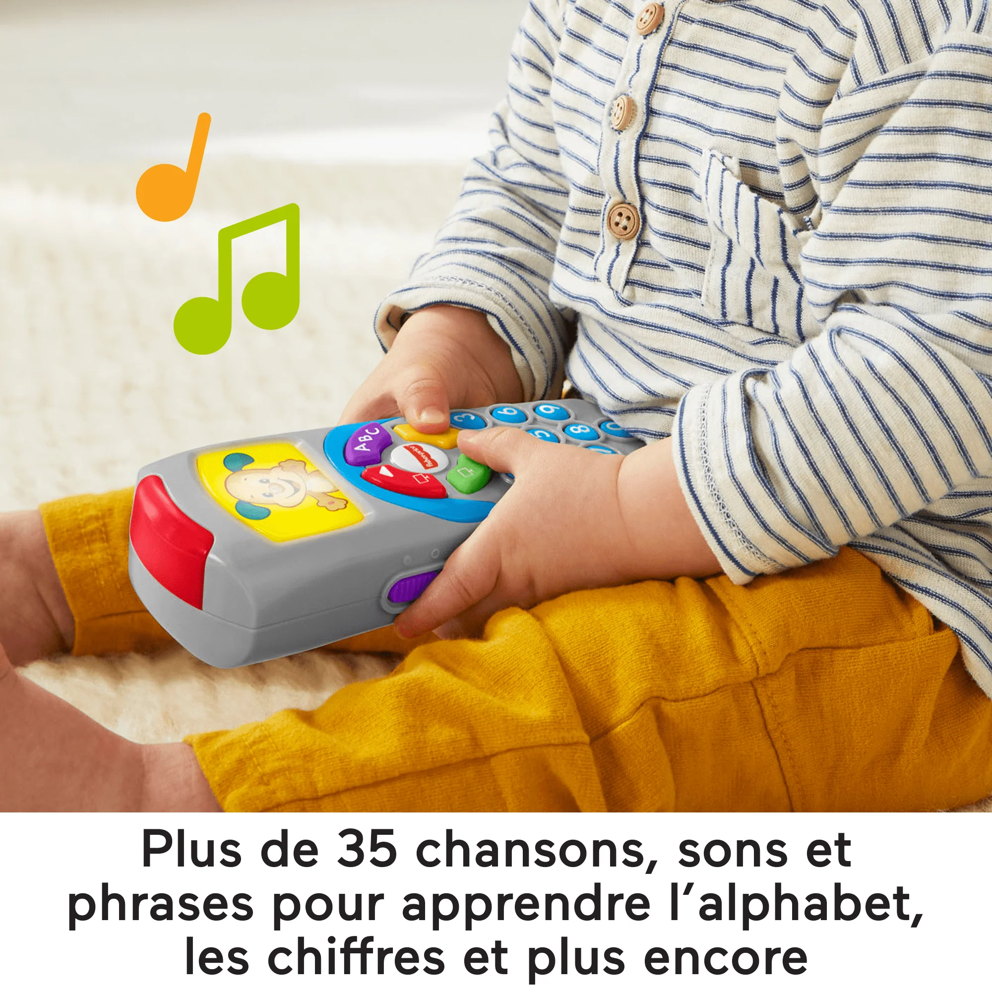 Fisher-Price - Rires & Éveil - La Télécommande De Puppy - Jouet D’Éveil - 6 Mois Et + - Image 3