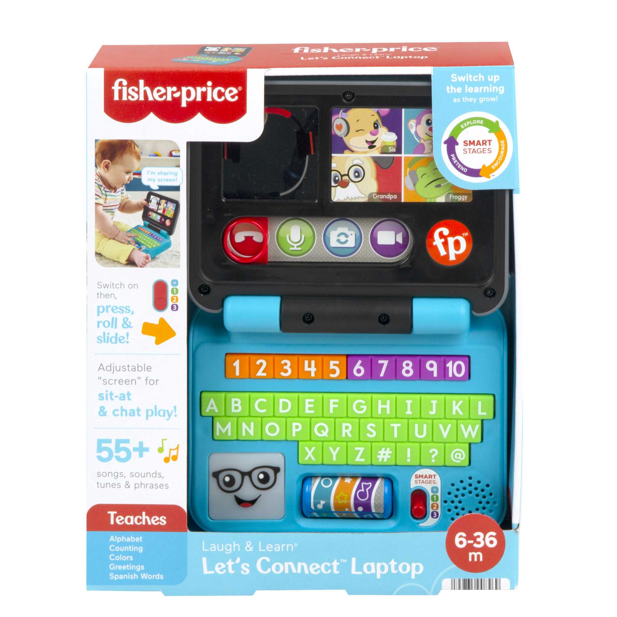 Fisher-Price Laugh & Learn Let's Connect Laptop - Image 6