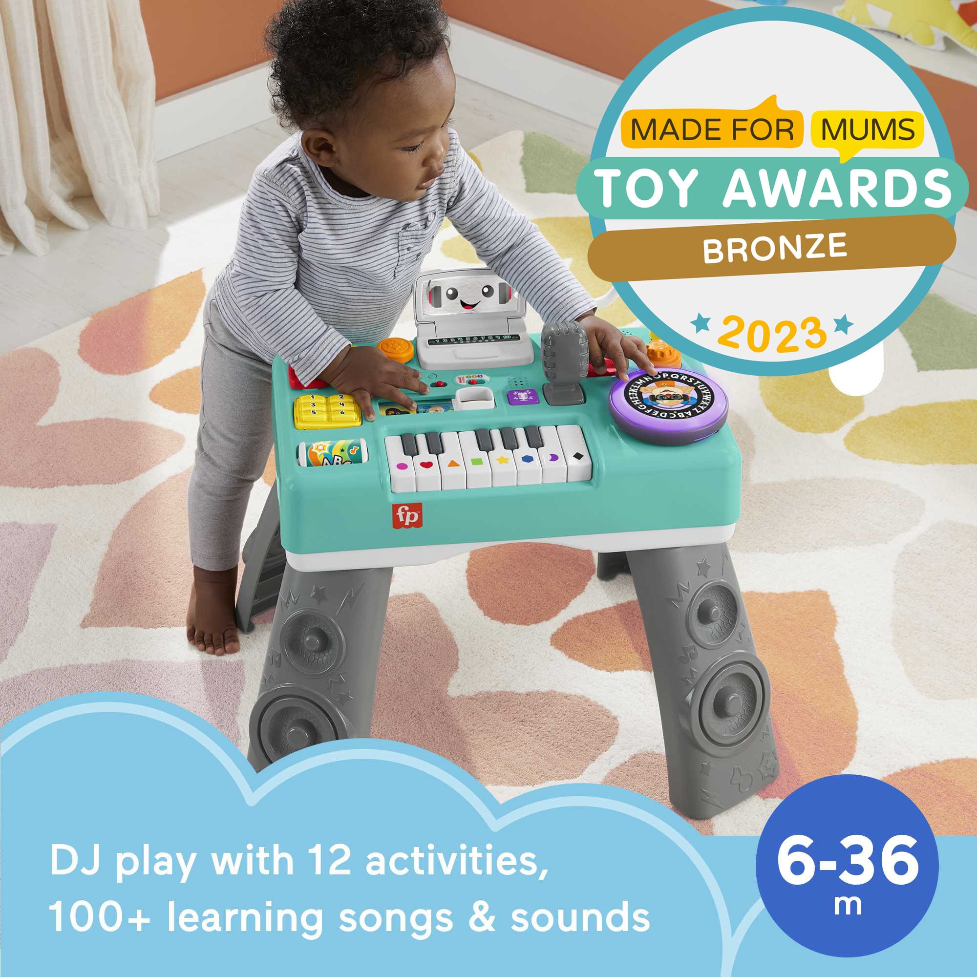 Fisher-Price Laugh & Learn Mix & Learn DJ Table - Image 2