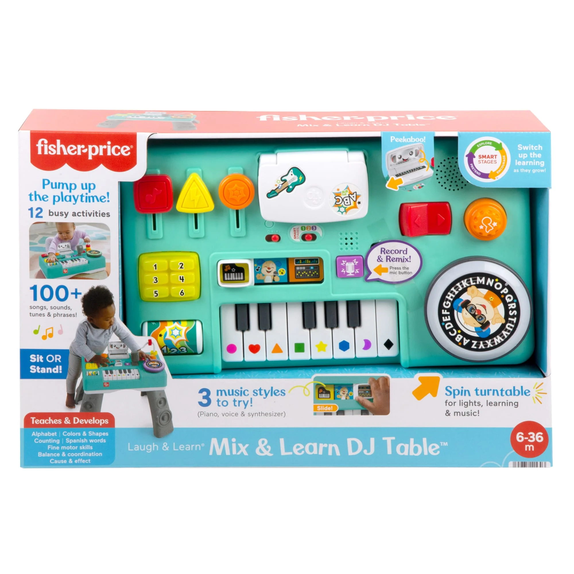 Fisher-Price Laugh & Learn Mix & Learn DJ Table - Image 6