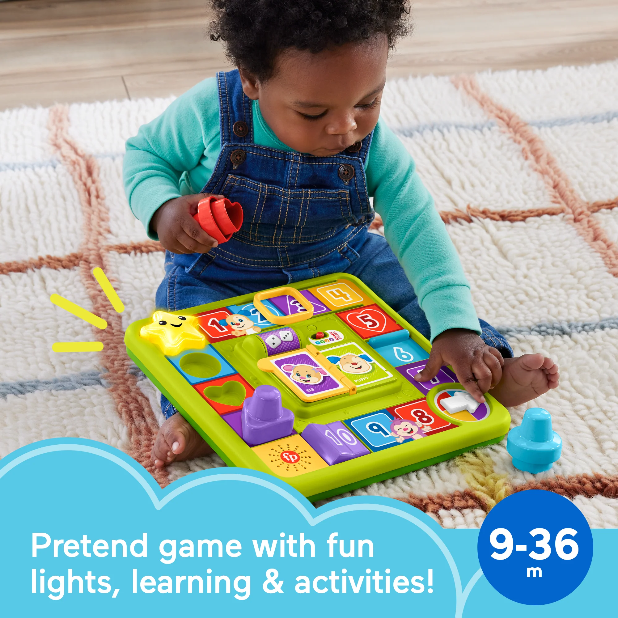 Fisher-Price Laugh & Learn Puppy's Game Activity Board - Image 2