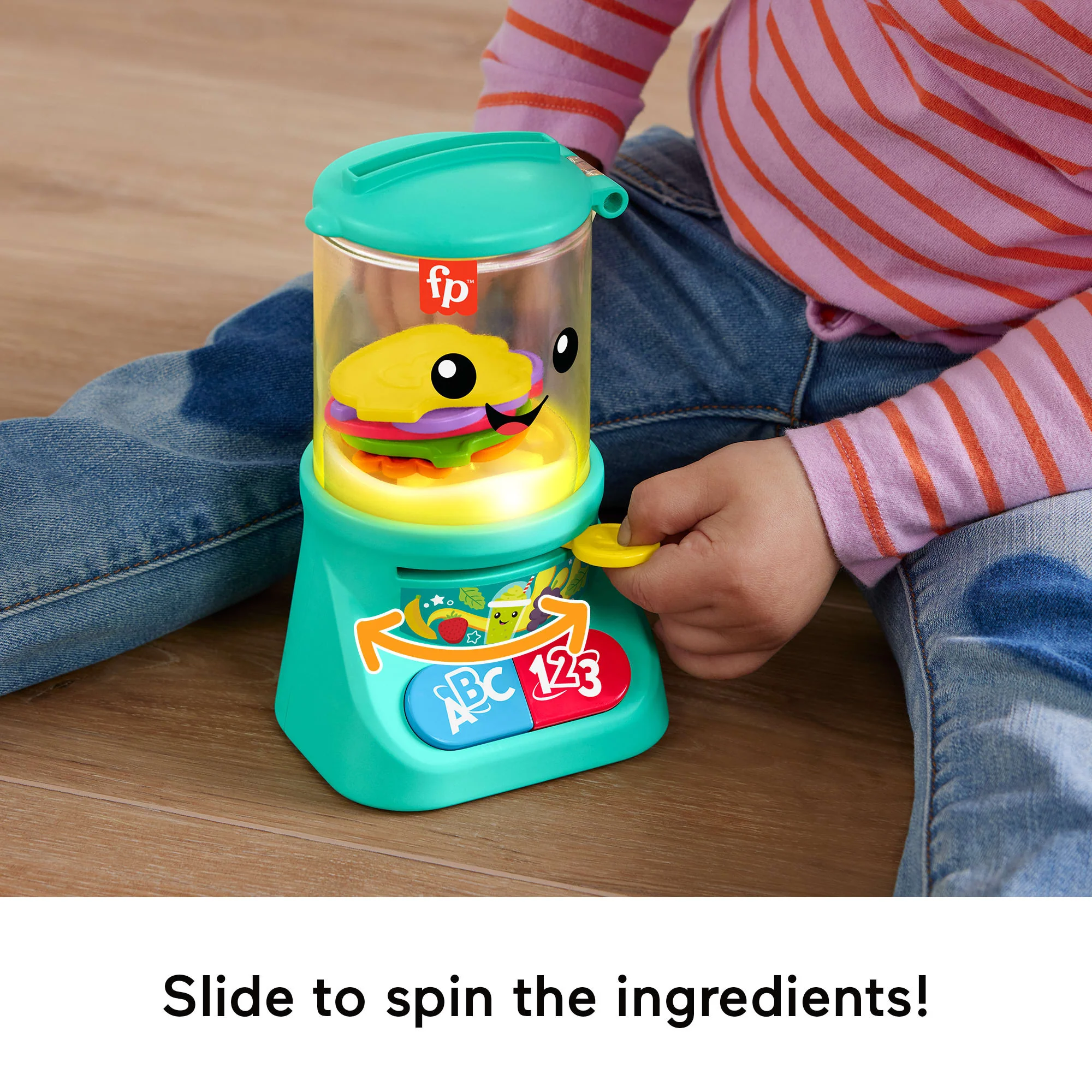 Fisher-Price Laugh & Learn Counting & Colors Smoothie Maker Musical Toy Blender For Infants - Image 5