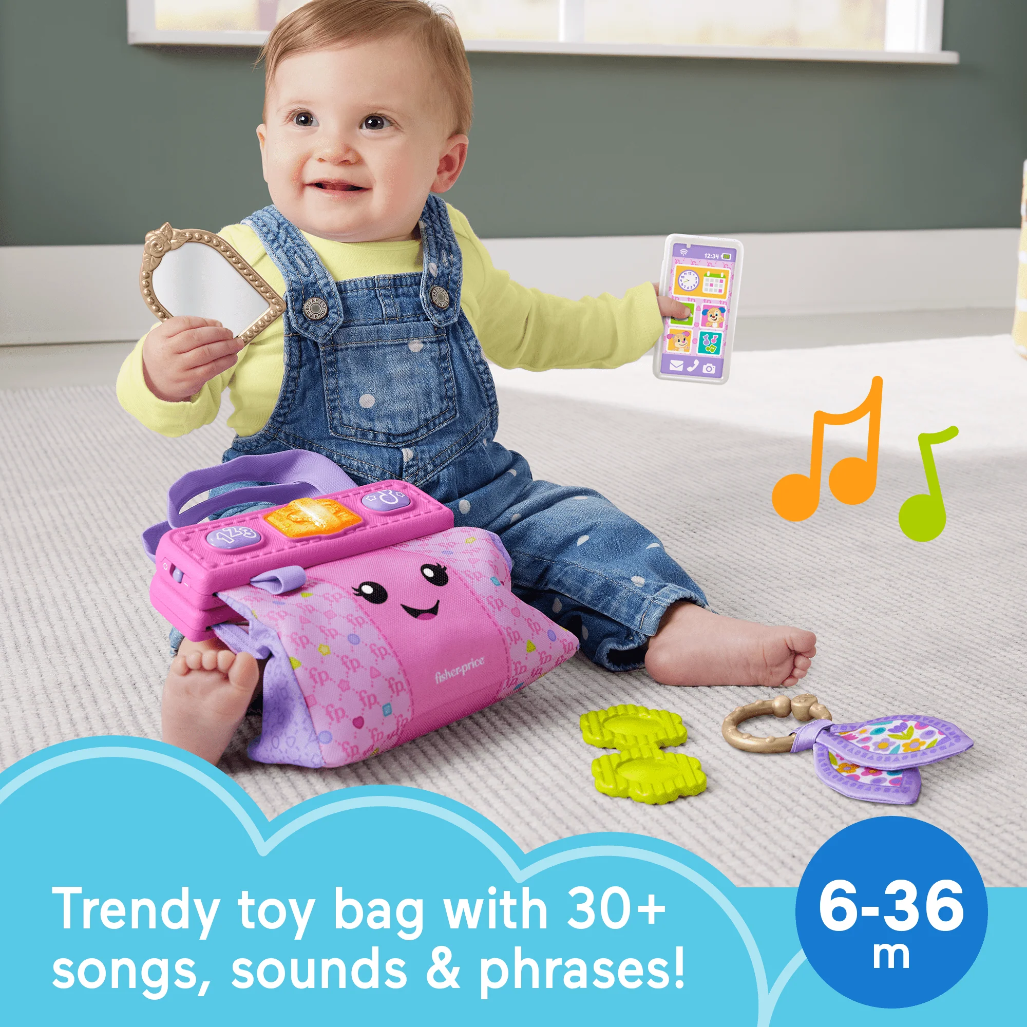 Fisher-Price Laugh & Learn Going Places Learning Purse - Image 2
