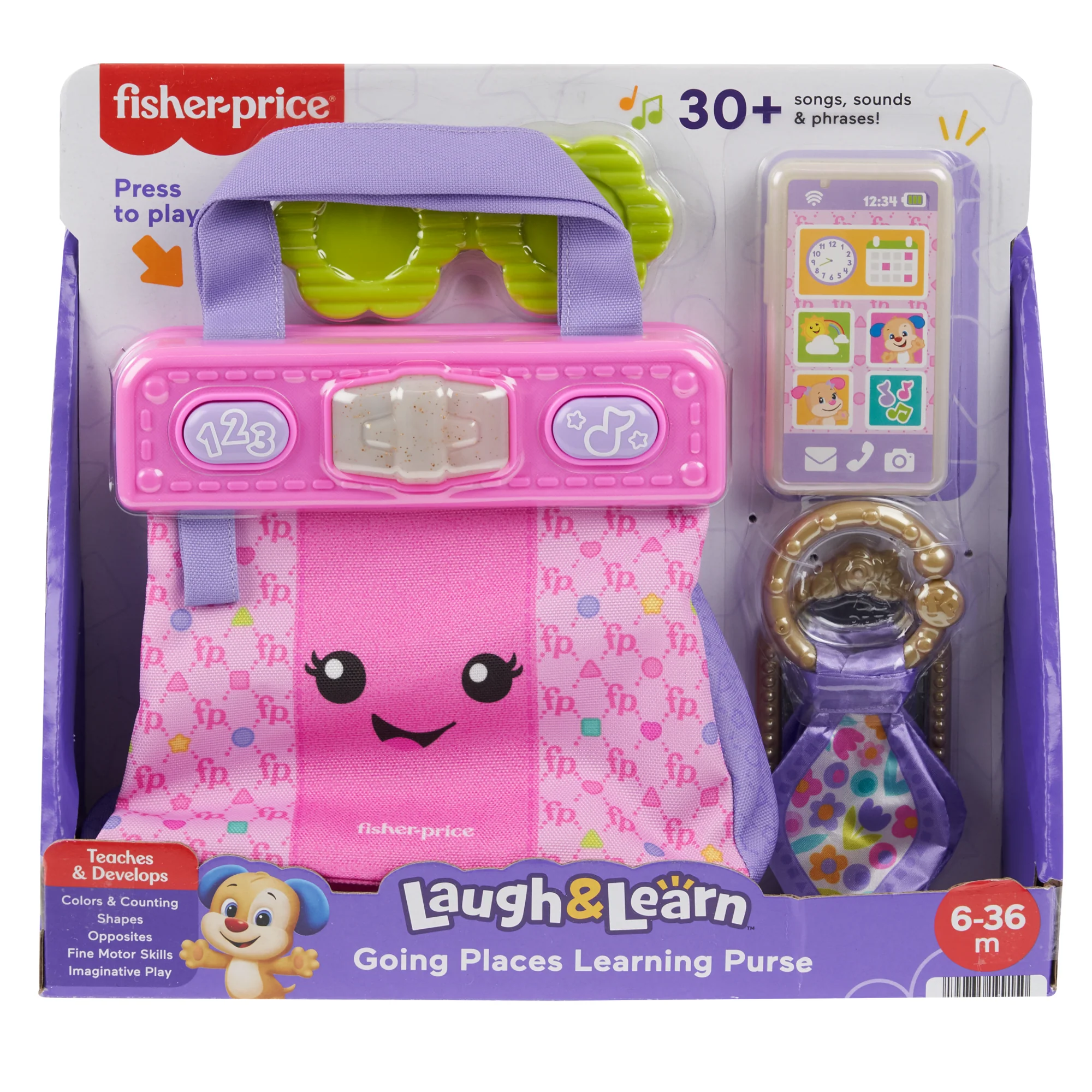 Fisher-Price Laugh & Learn Going Places Learning Purse - Image 6