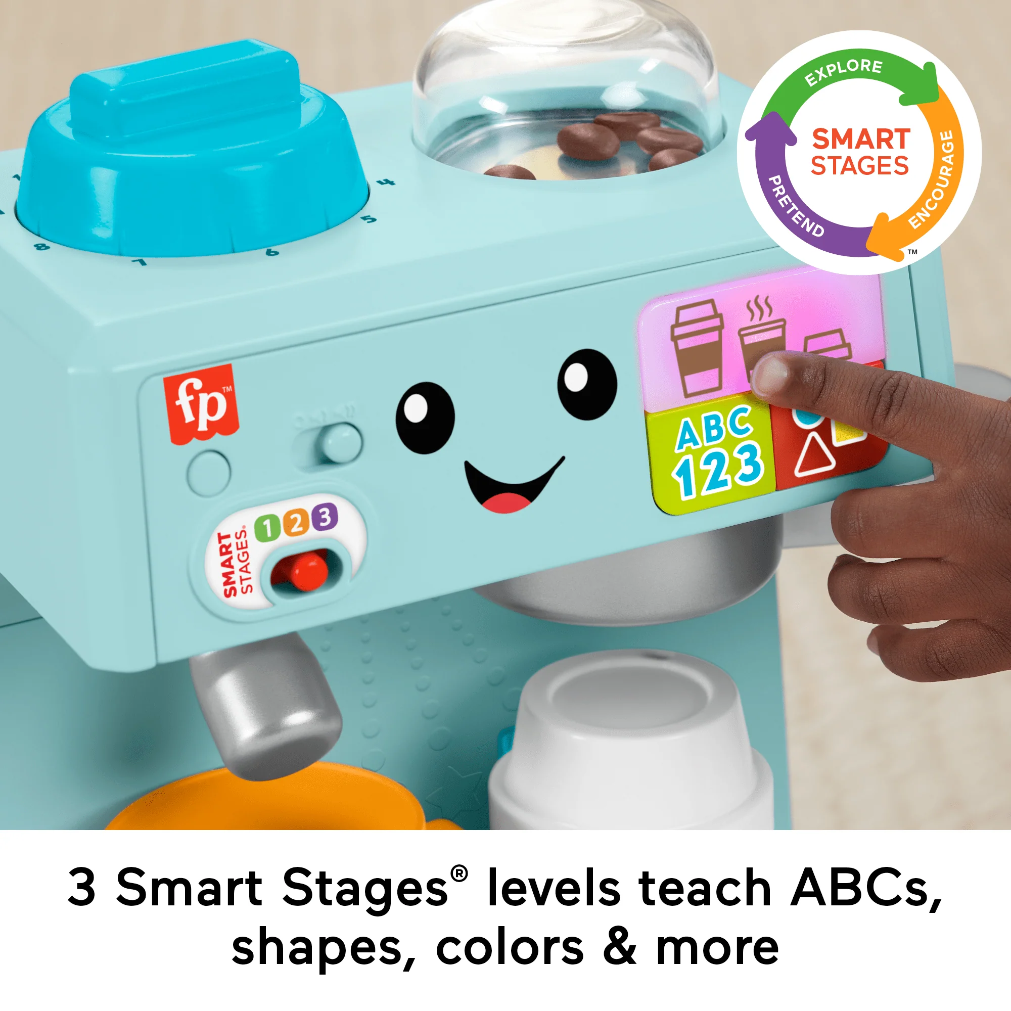 Fisher-Price Laugh & Learn Learn & Serve Coffee Cafe - Image 3