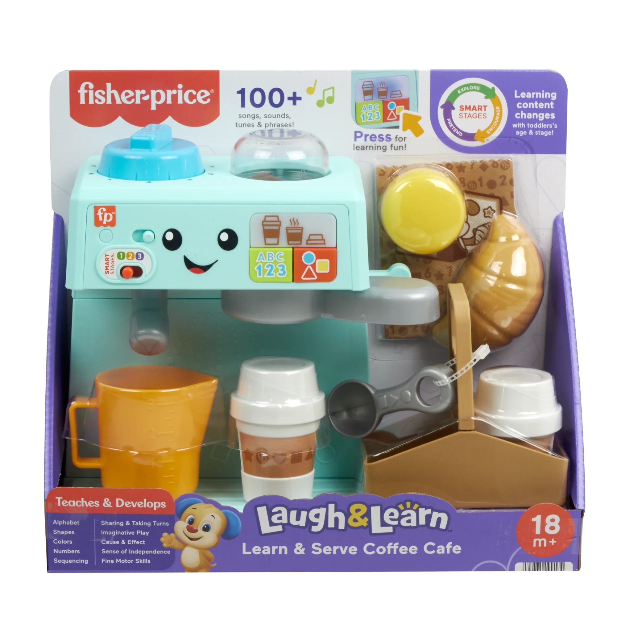 Fisher-Price Laugh & Learn Learn & Serve Coffee Cafe - Image 5