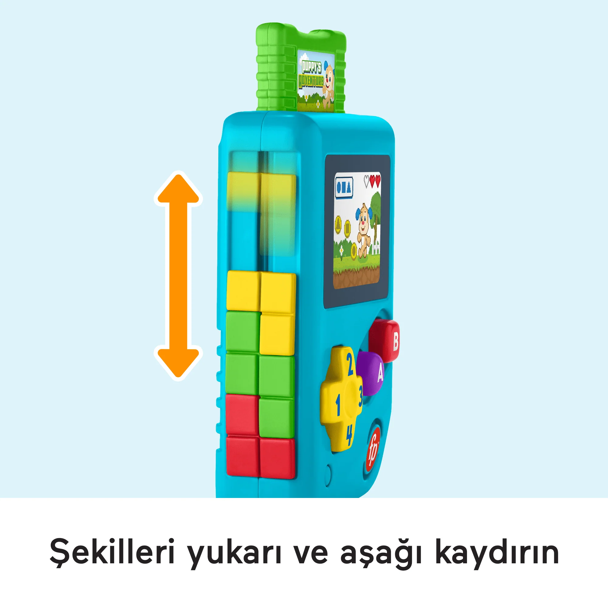 Türkçe Dil Desteğiyle Bebekler Ve Yürüme Çağındaki Çocuklar Için Fisher-Price Eğlen Ve Öğren Köpekçiğin Oyun Macerası Oyun Konsolu Oyuncağı - Image 3