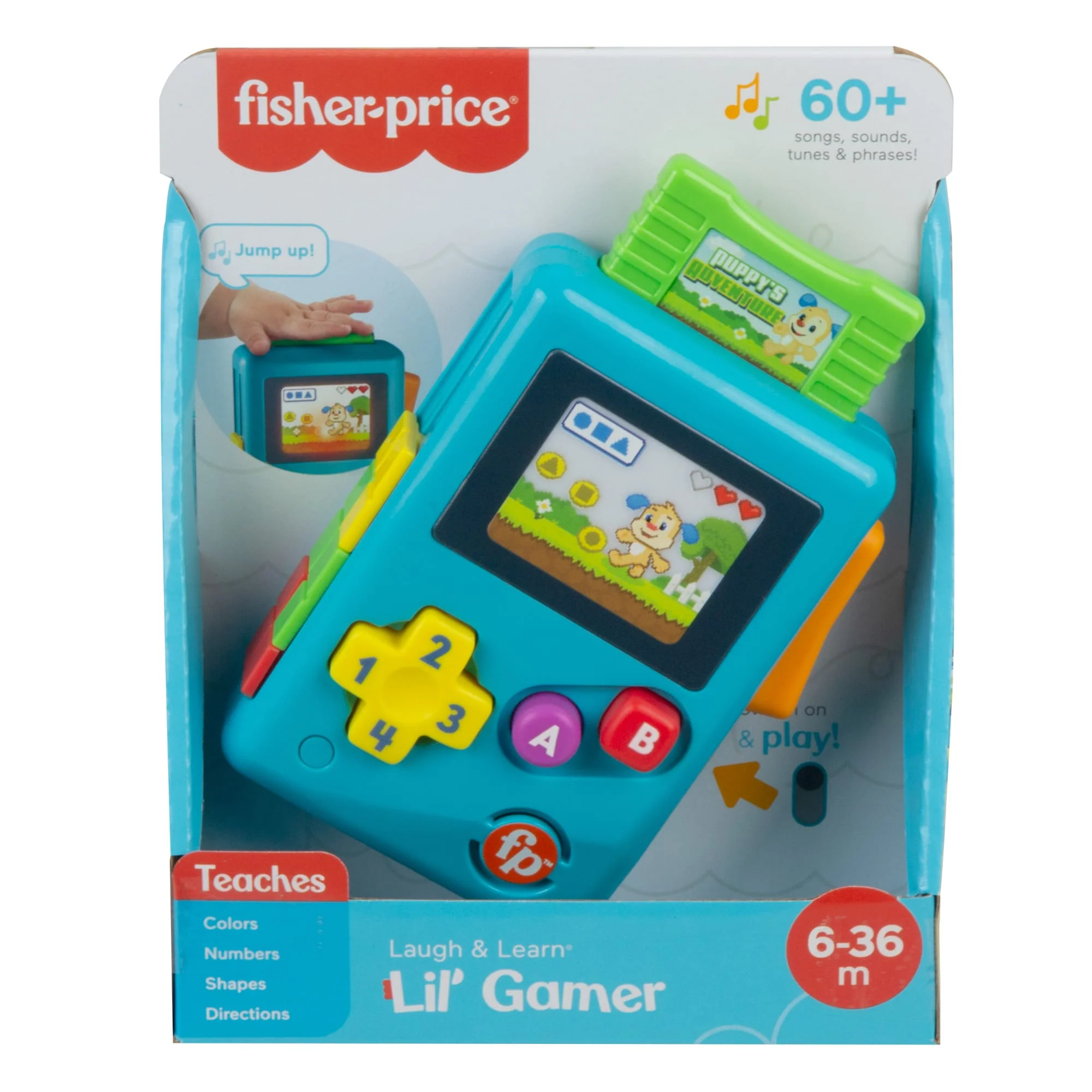 Türkçe Dil Desteğiyle Bebekler Ve Yürüme Çağındaki Çocuklar Için Fisher-Price Eğlen Ve Öğren Köpekçiğin Oyun Macerası Oyun Konsolu Oyuncağı - Image 5
