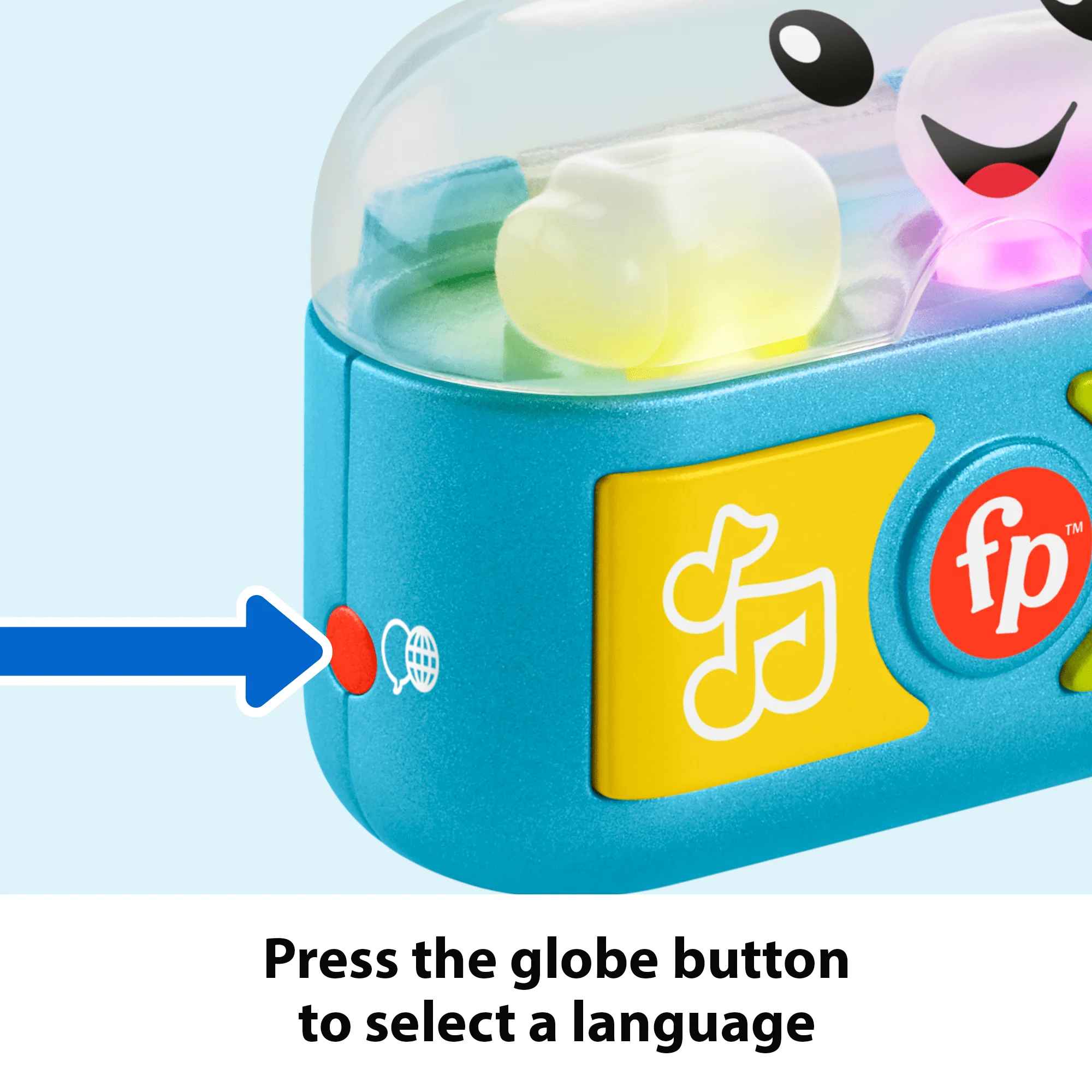 Fisher-Price Laugh & Learn Play Along Ear Buds Baby Musical Learning Toy, Multilanguage Version - Image 3