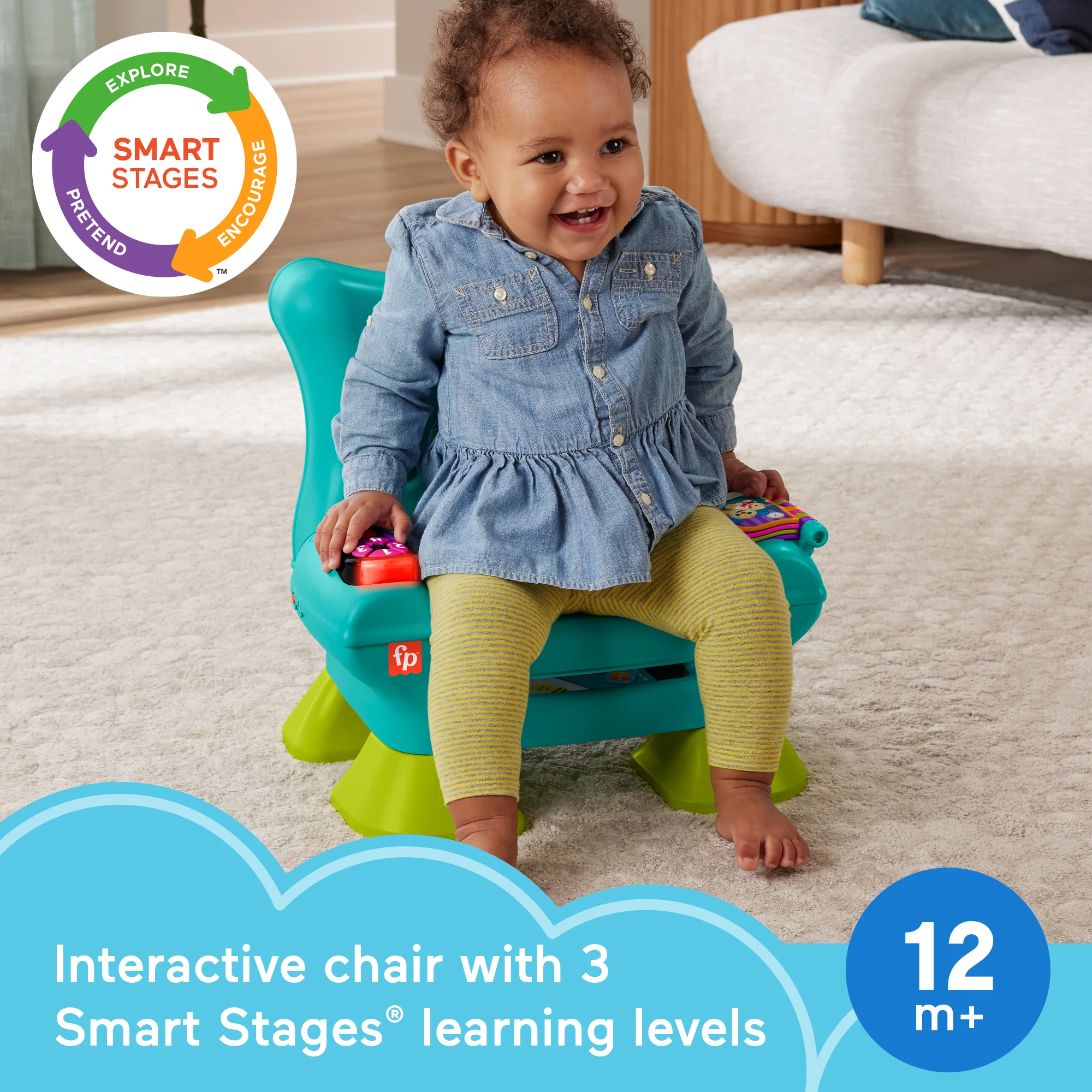 Fisher-Price Laugh & Learn Smart Stages Chair - Image 2