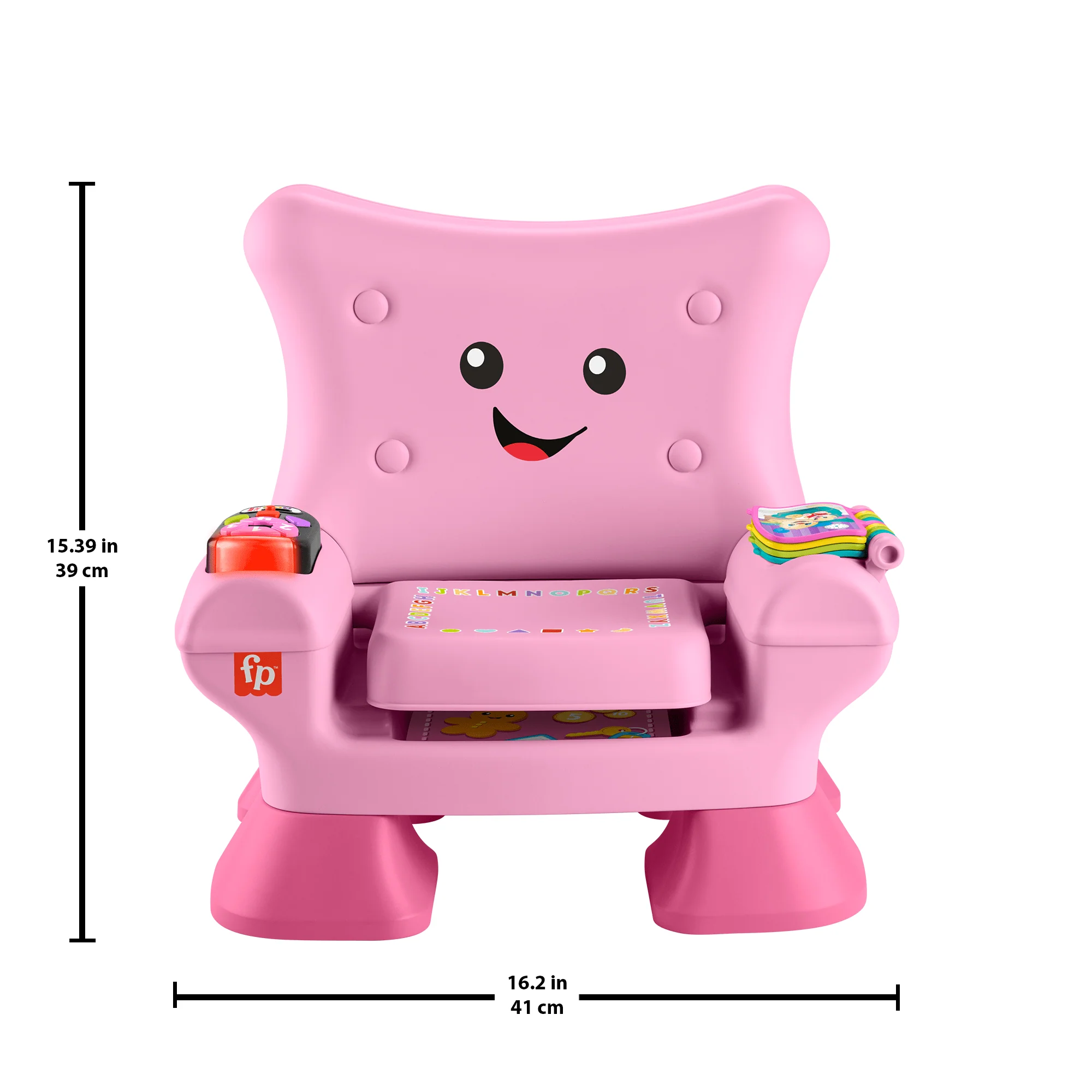 Fisher-Price Laugh & Learn Smart Stages Chair Electronic Learning Toy For Toddlers, Pink - Image 5