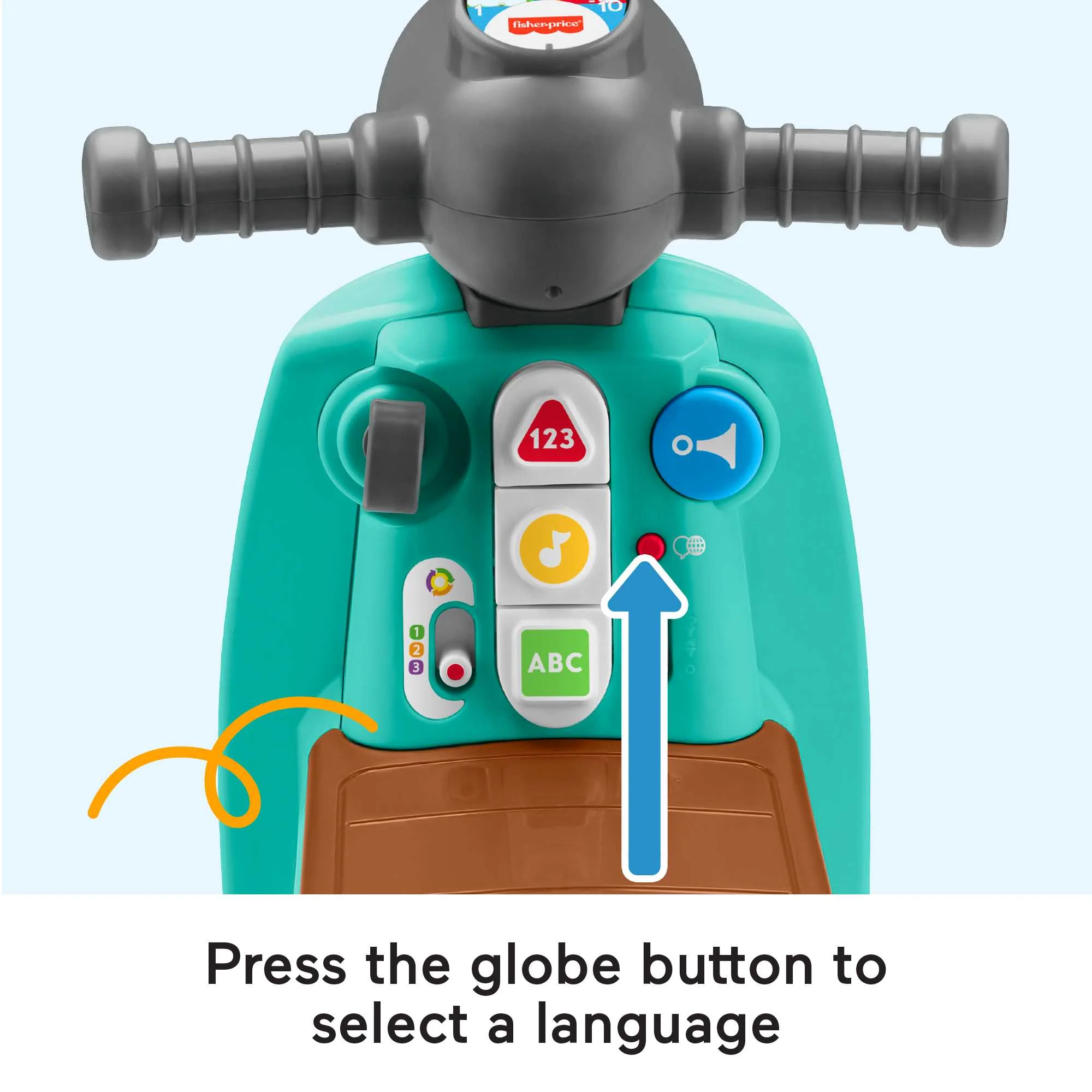 Fisher-Price Laugh & Learn Smart Stages Scooter - Image 3
