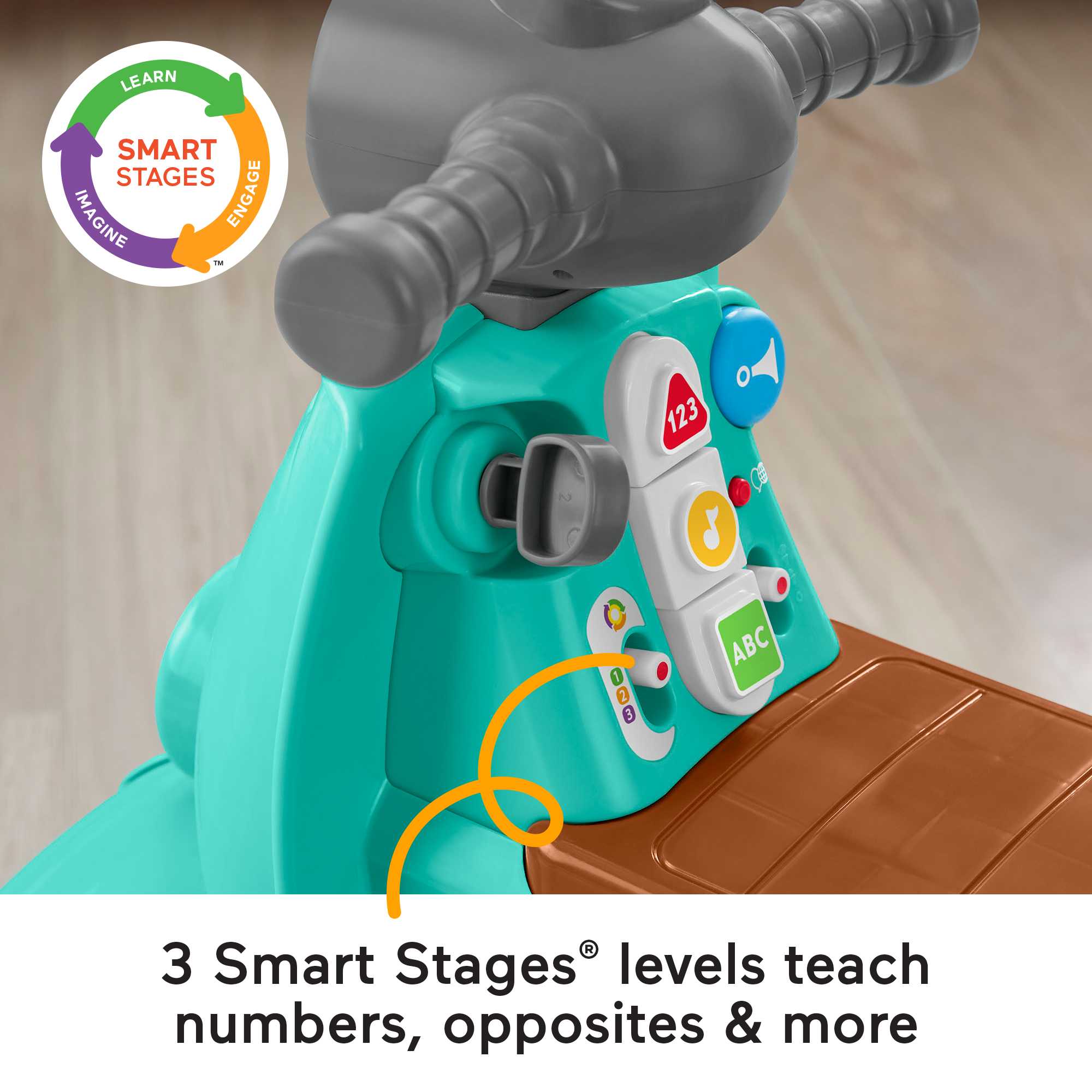 Fisher-Price Laugh & Learn Smart Stages Scooter - Image 4