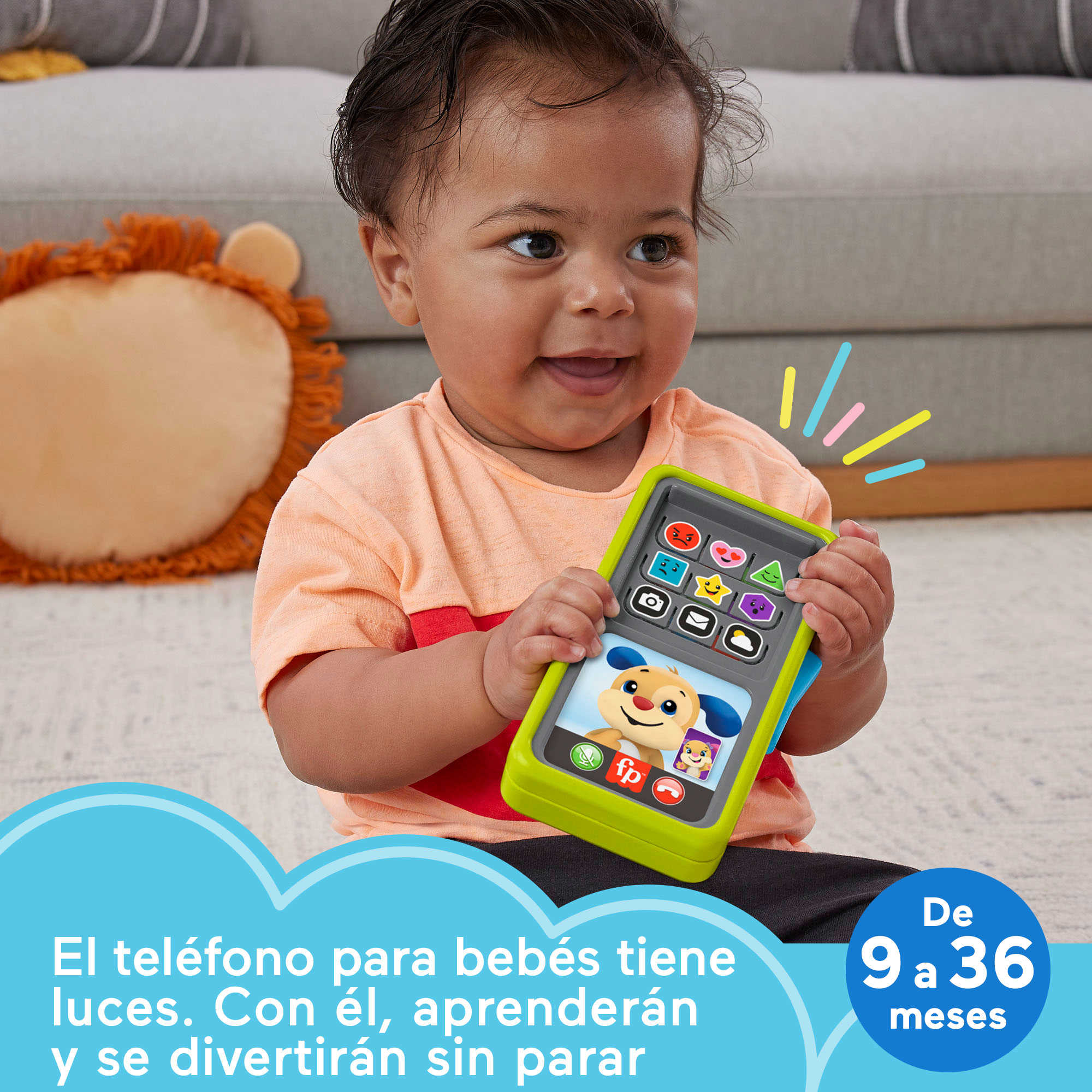 Fisher-Price Laugh & Learn Smartphone Desliza Y Aprende 2 En 1 - Image 2