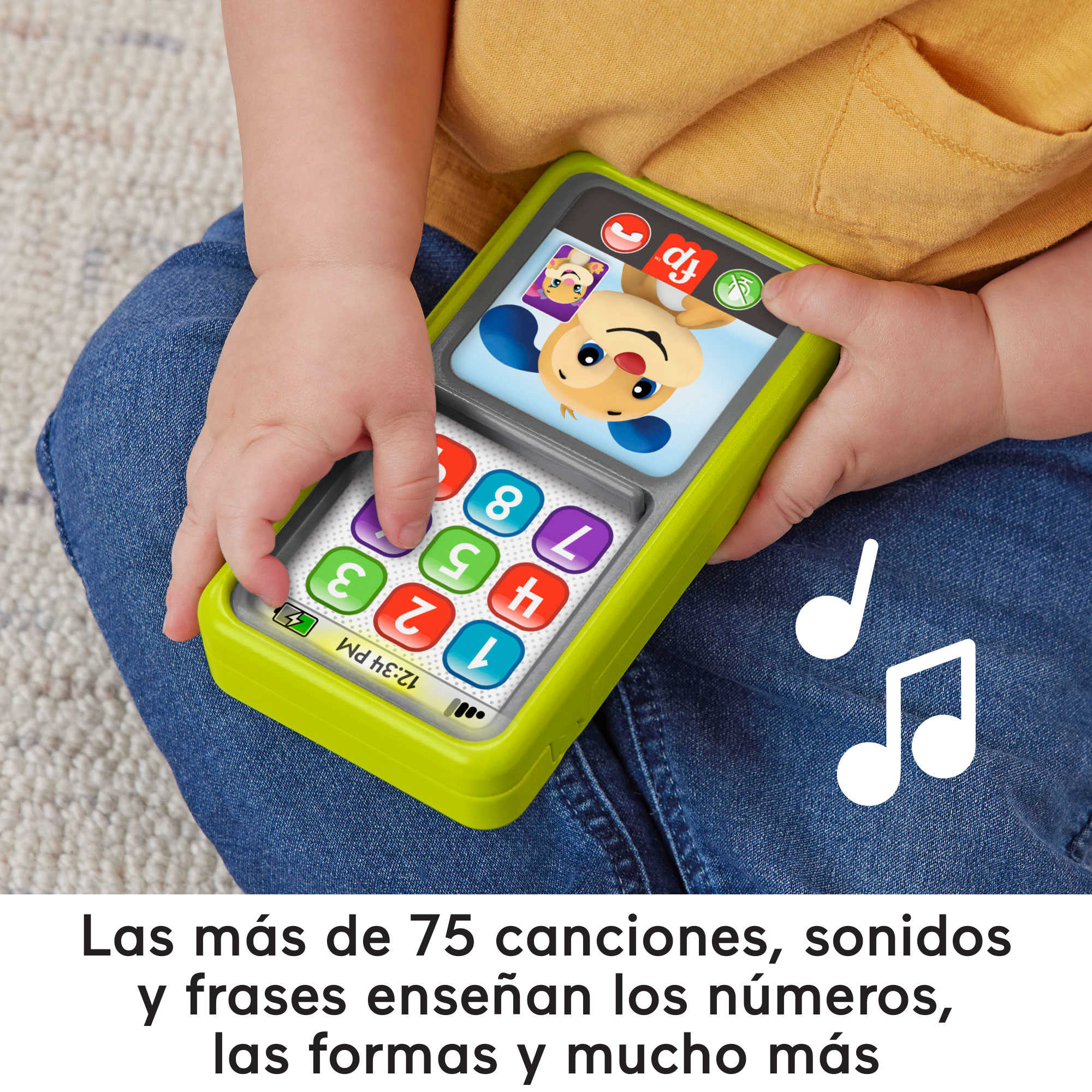 Fisher-Price Laugh & Learn Smartphone Desliza Y Aprende 2 En 1 - Image 3