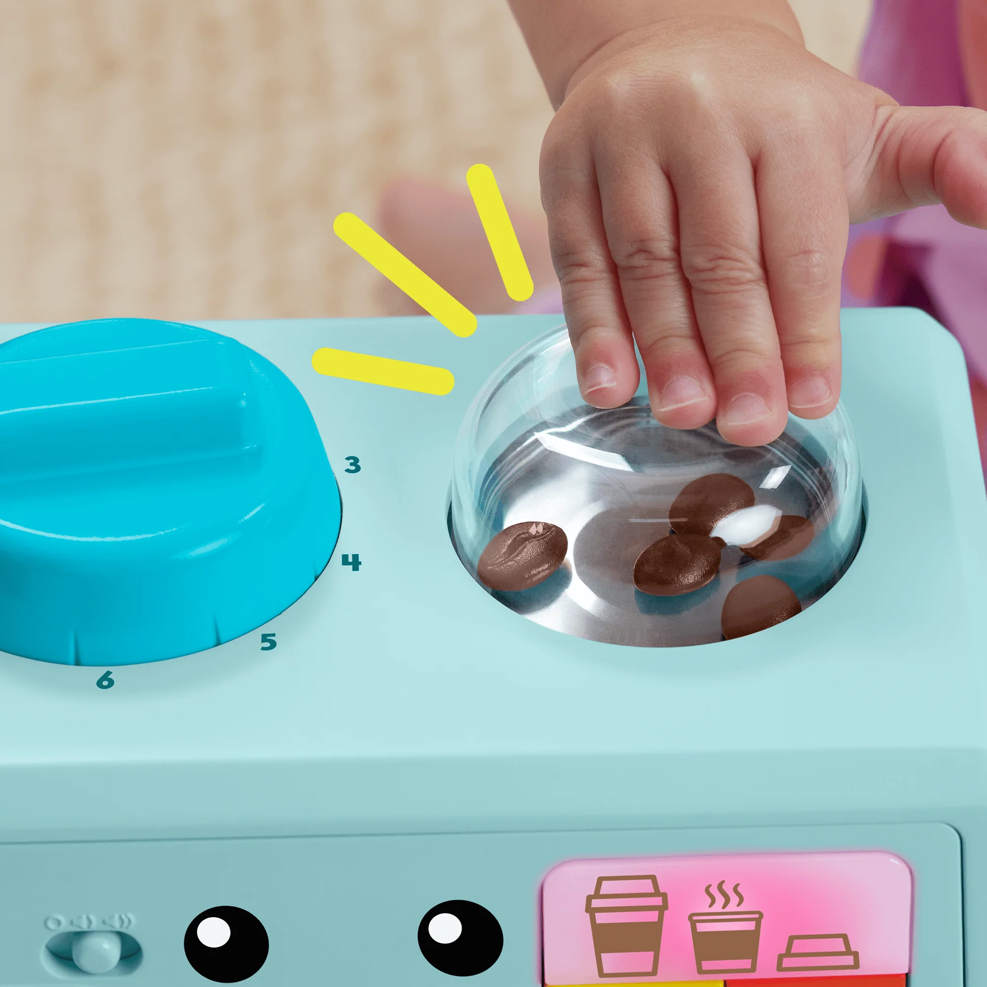 Fisher-Price Leerplezier Leren en Serveren Koffiemachine - Image 2