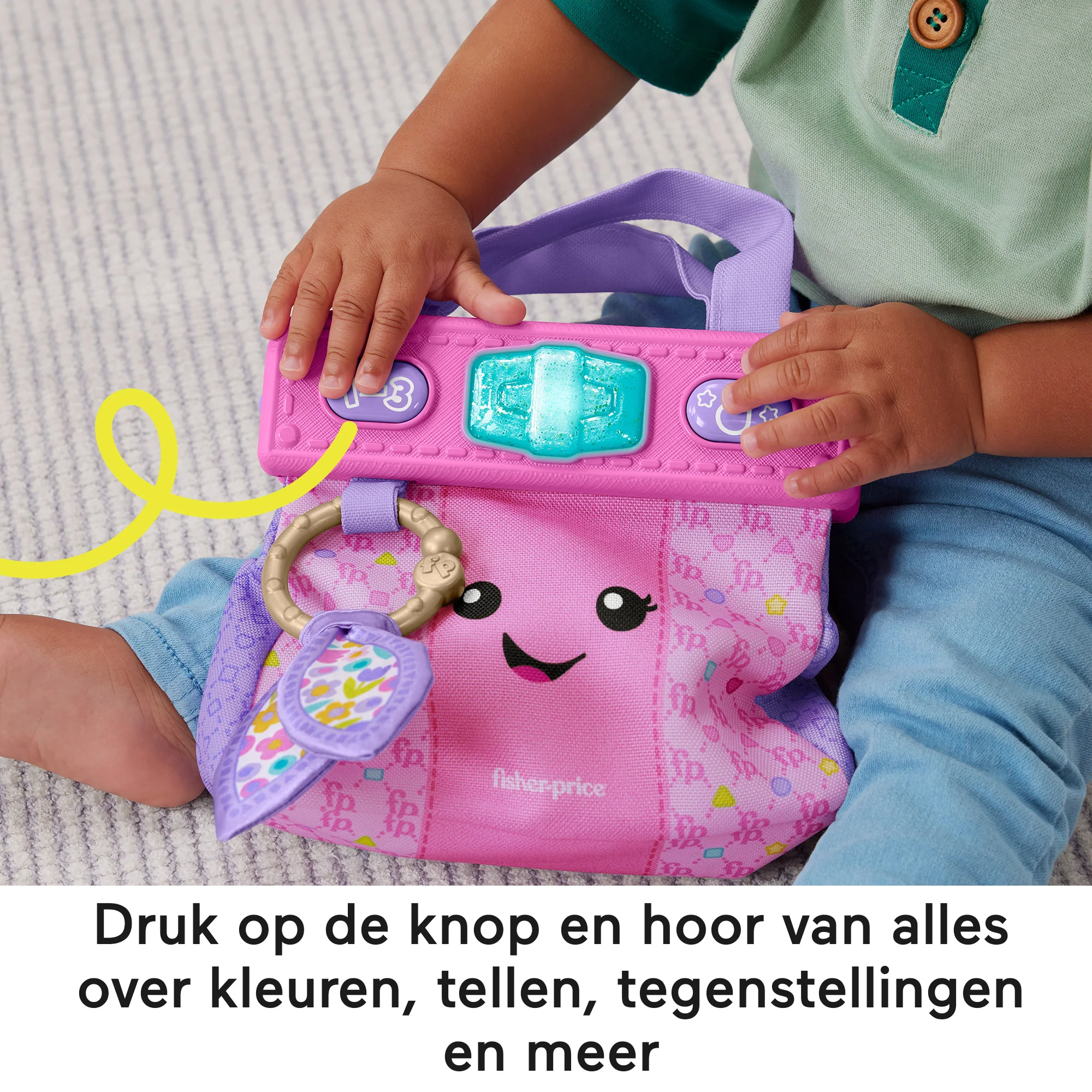 Fisher-Price Leerplezier Op Stap Ontdekkingstas, Baby- En Peuterspeelgoed, Tas En Accessoires, Nederlandse Versie - Image 3