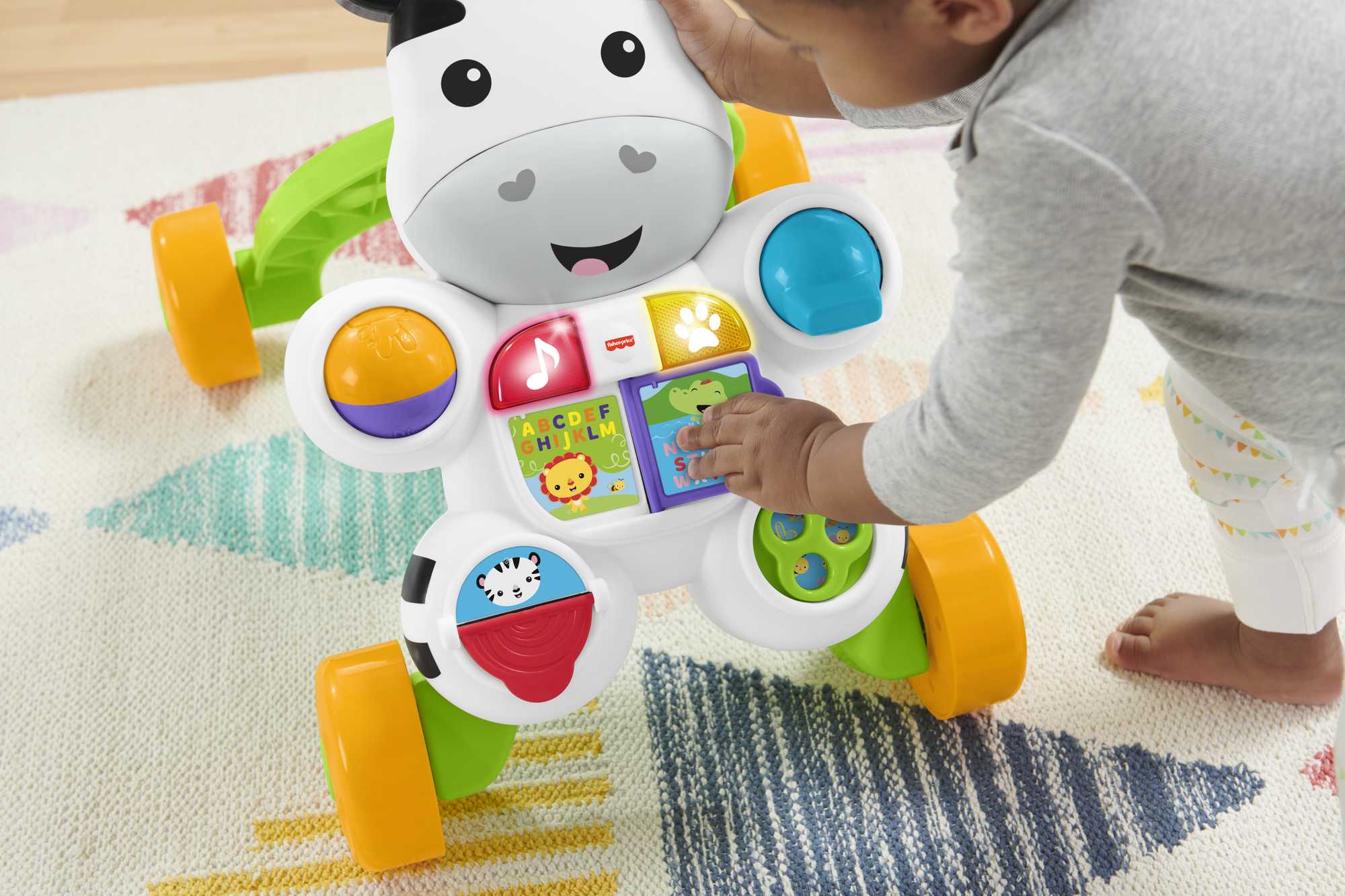 Fisher-Price Lern Mit Mir – Zebra Lauflernwagen - Image 4