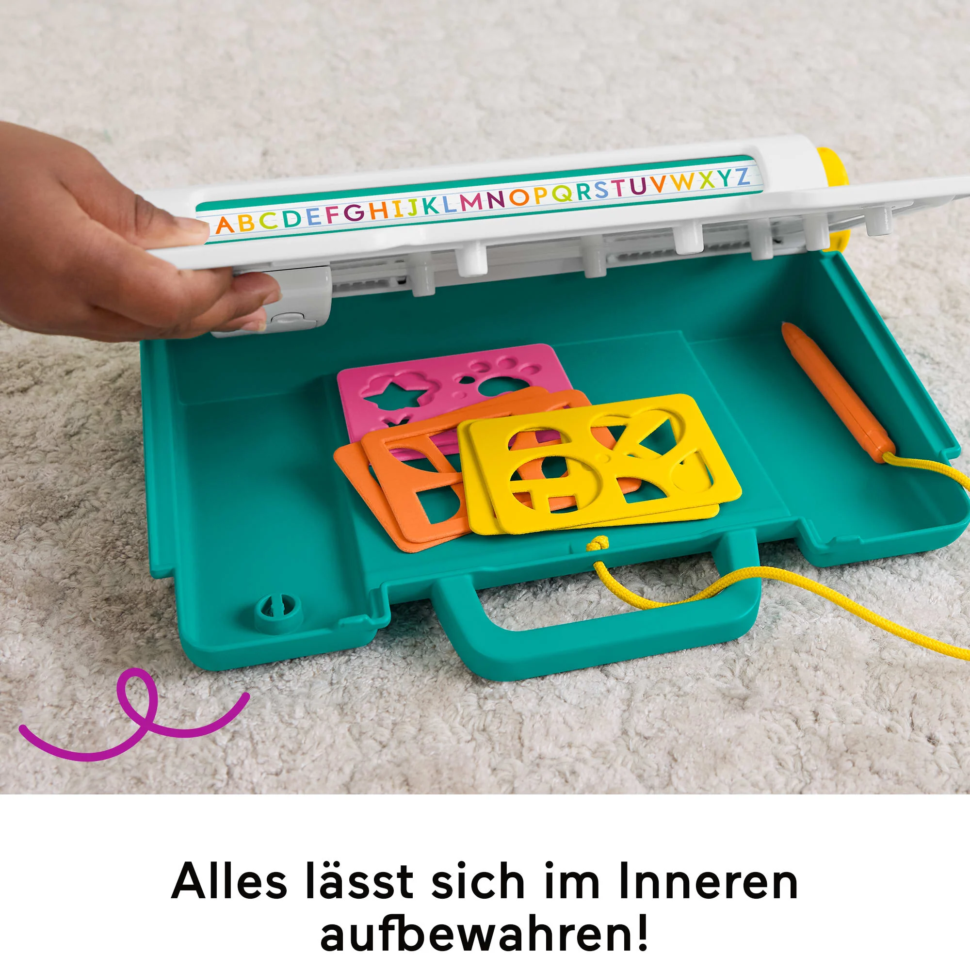 Fisher-Price Lern- Und Zeichenbrett, Schreiben Und Zeichnen Ohne Verwischen Tablet Mit Lcd-Bildschirm Für Kinder - Image 5
