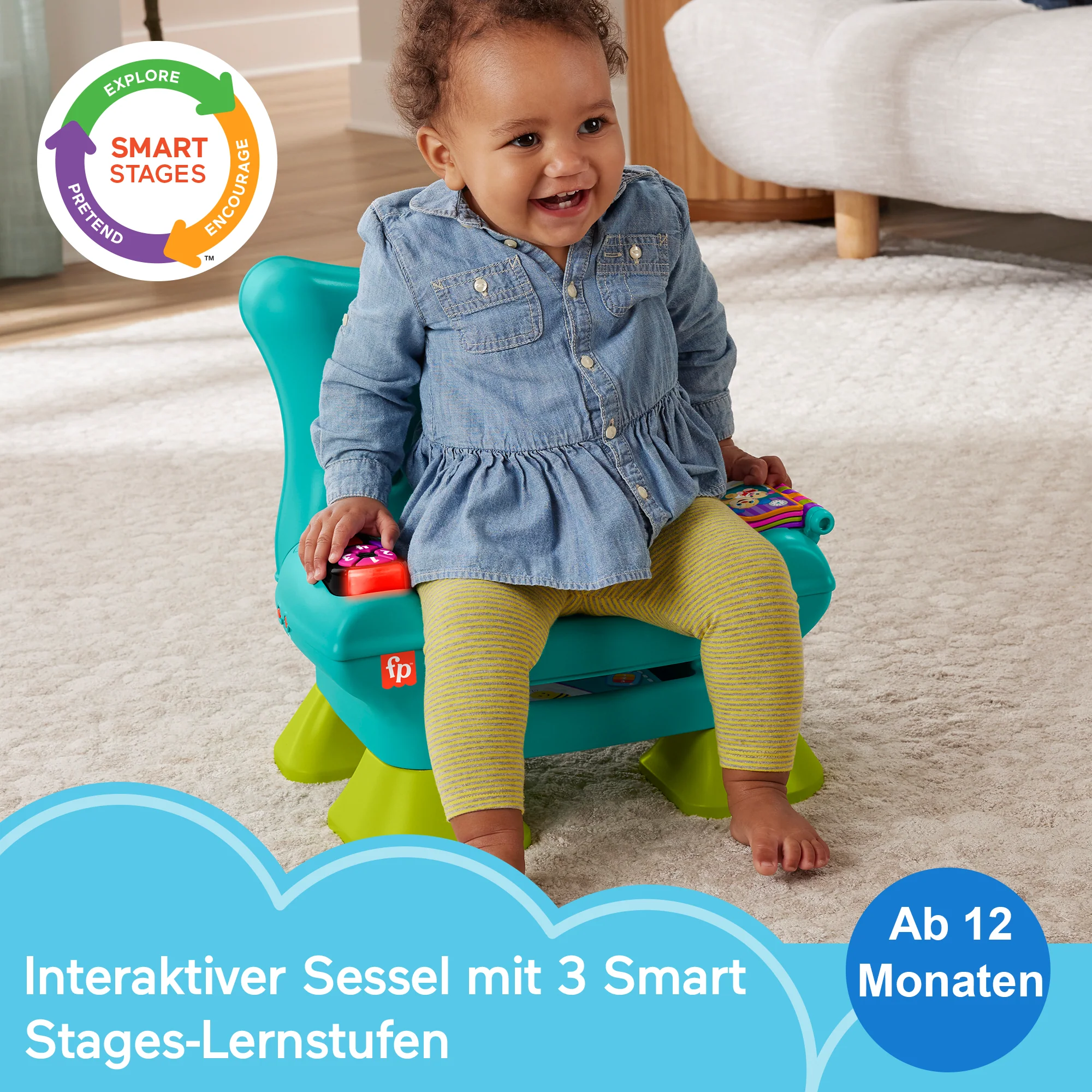 Fisher-Price Lernspaß Musikstuhl - E3 - Image 2