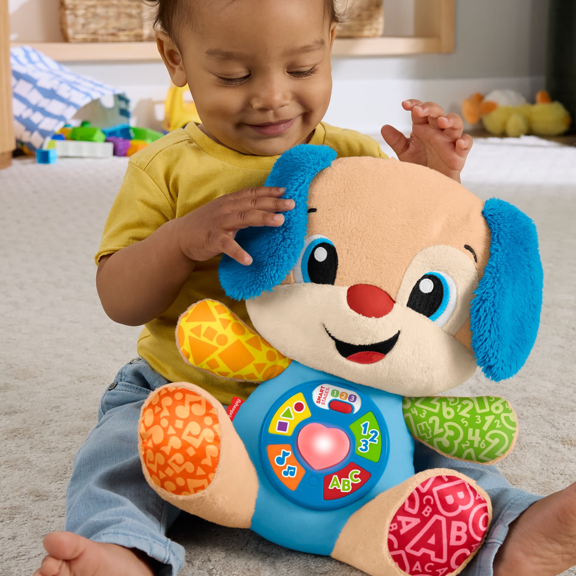 Fisher-Price Lernspaß Smart Stages Plüsch-Hündchen Für Babys, Musikalisches Lernspielzeug, Mehrsprachige Version - Image 4