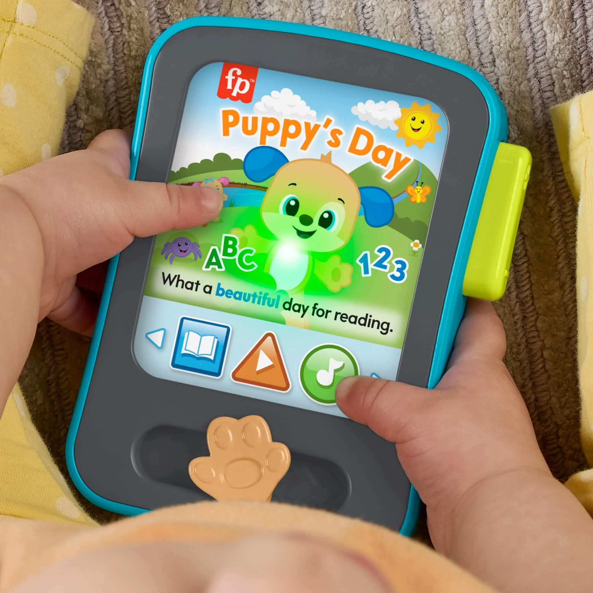 Fisher-Price Lernspaß Hündchen Geschichtenerzähler Baby Elektronisches Lernspielzeug Mit Musik Und Lichtern, Mehrsprachige Version - Image 4