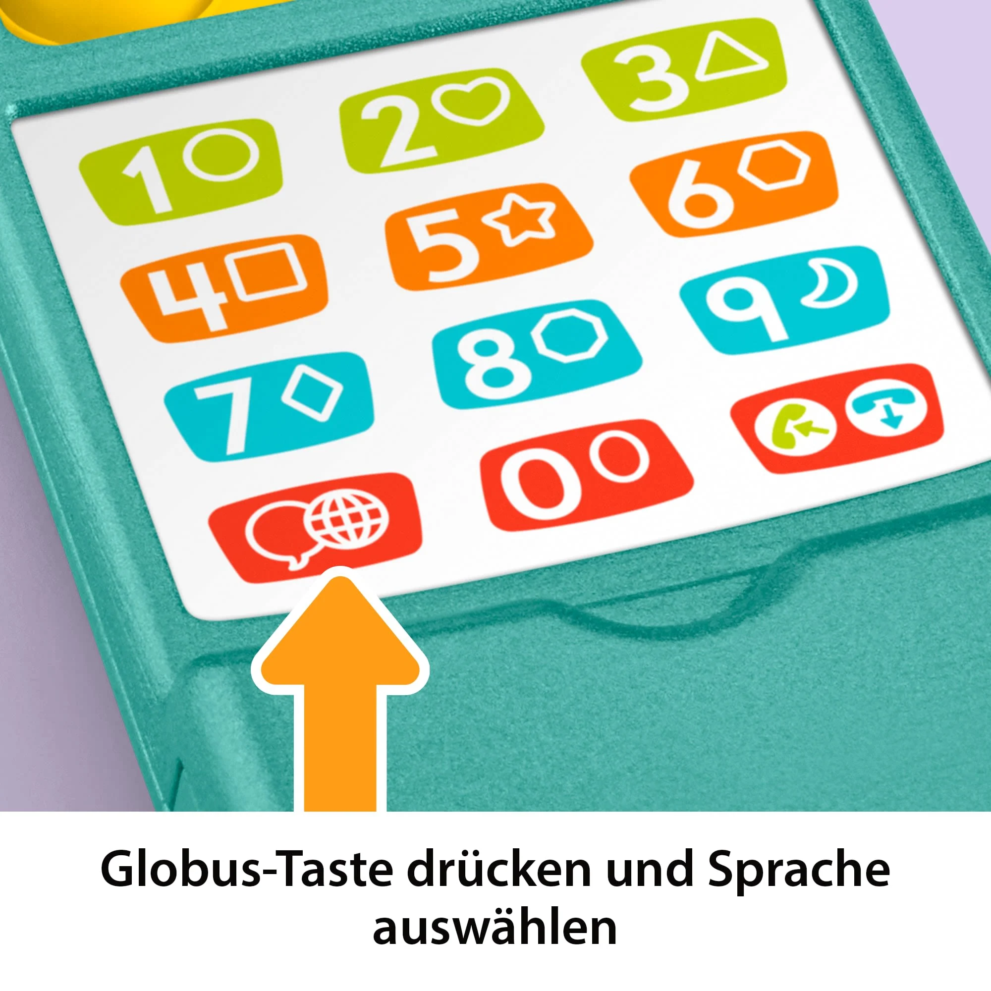 Fisher-Price Lernspaß-Klapphandy Für Babys Und Kleinkinder, Musikalisches Aktivitätsspielzeug Zum Lernen, Mehrsprachige Version - Image 3