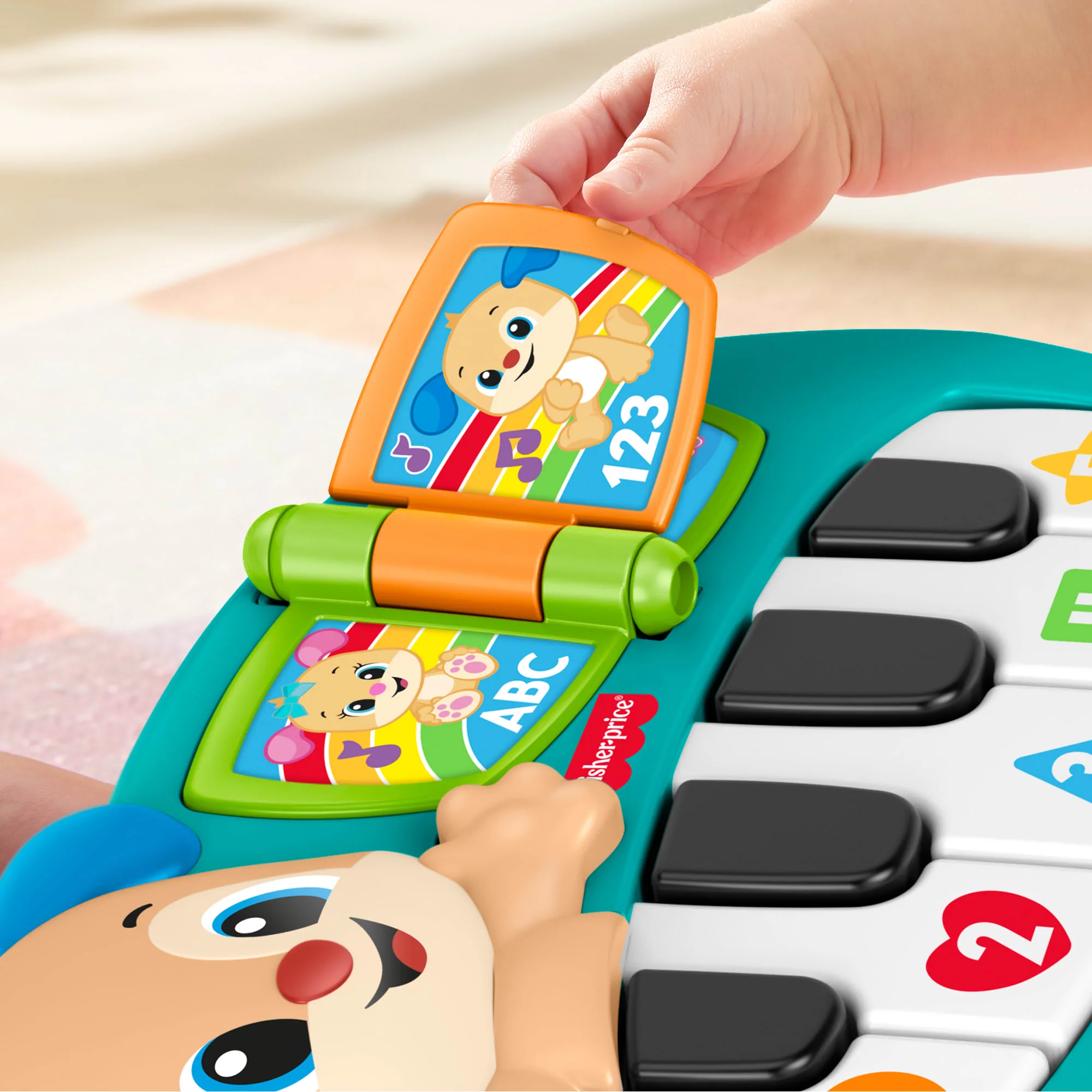 Fisher-Price Lernspaß Piano, Musikalisches Lernspielzeug Für Babys Und Kleinkinder, Deutsche Version - Image 5