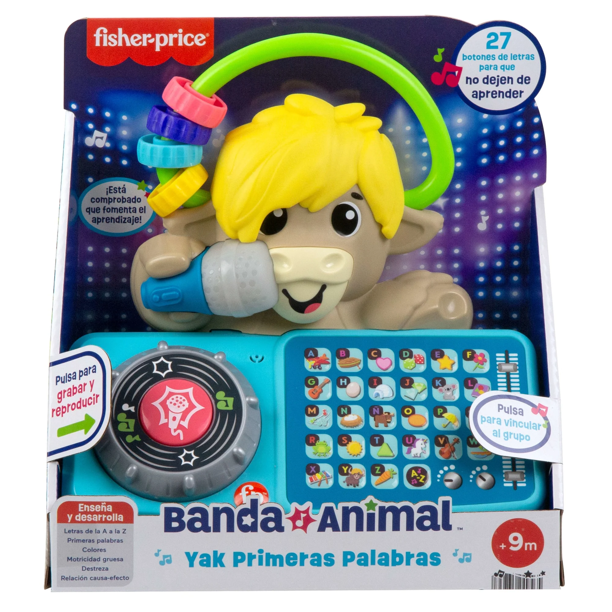 Fisher-Price Juguete Educativo Musical Yak De La Banda Animal, Para Niños A Partir De 9 Meses - Image 6