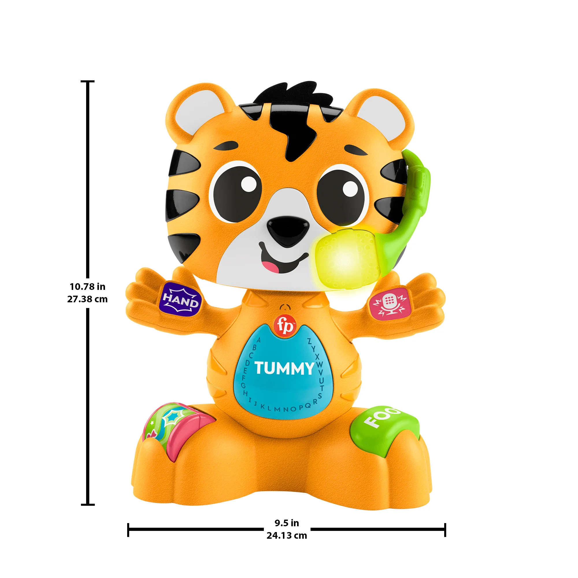 Fisher-Price Juguete Educativo Musical Tin El Tigre De La Banda Animal, Para Niños A Partir De 9 Meses - Image 2