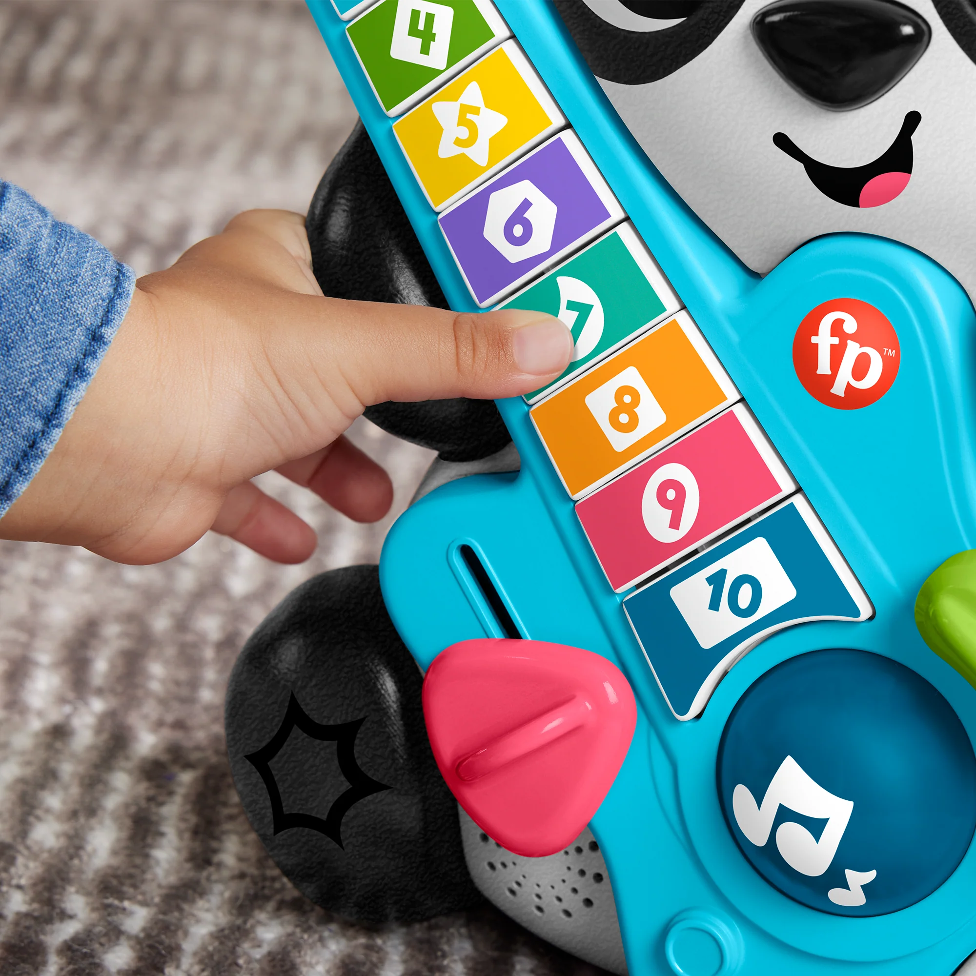 Fisher-Price Link Squad Πάντα Ο Κιθαρούλης Εκπαιδευτικό Βρεφικό Παιχνίδι Με Μουσική Και Φώτα, Ελληνική Έκδοση - Image 3