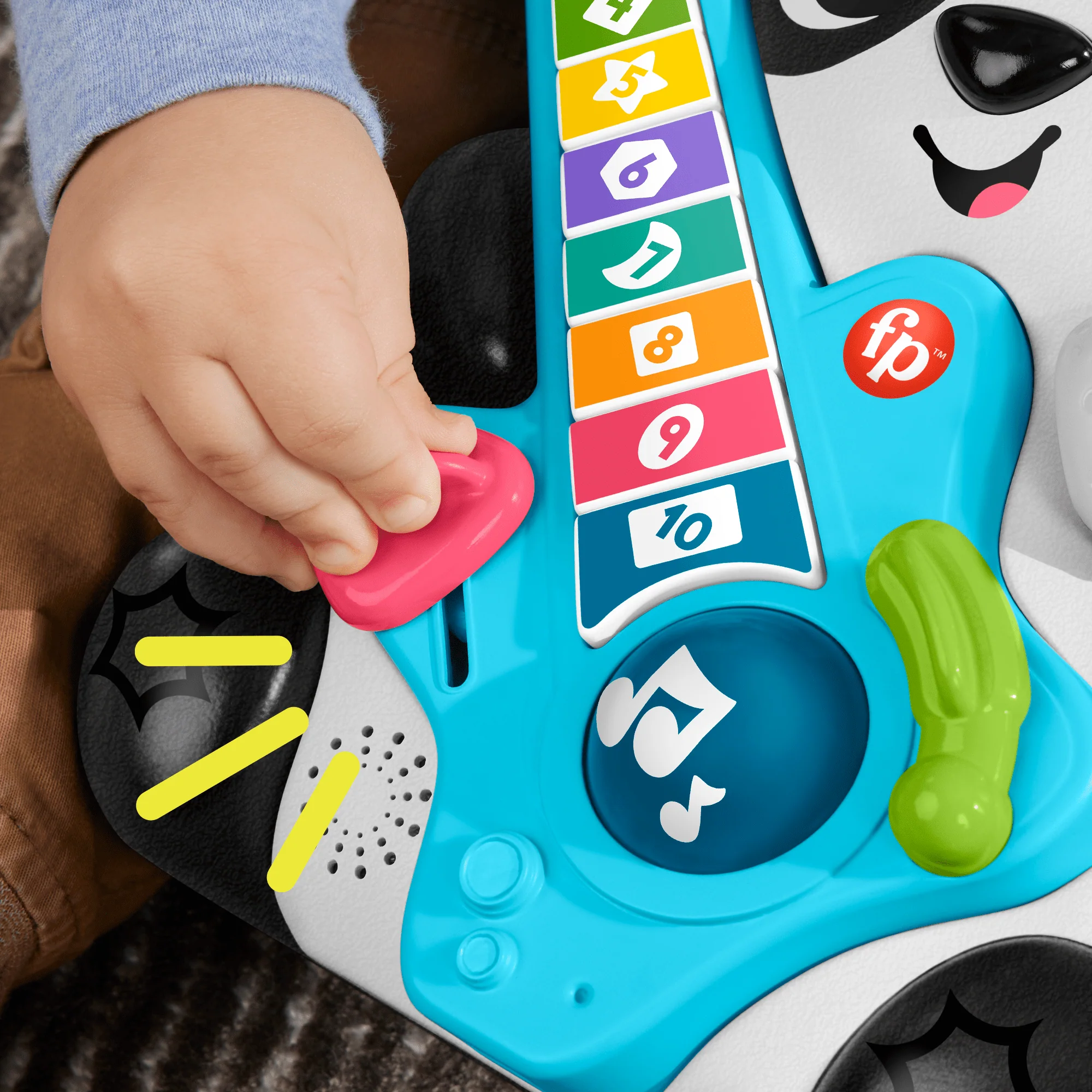 Fisher-Price Link Squad İlk Sayılarım Panda Bebekler Için Eğitici Oyuncak, Müzikli Ve Işıklı, Türkçe - Image 3