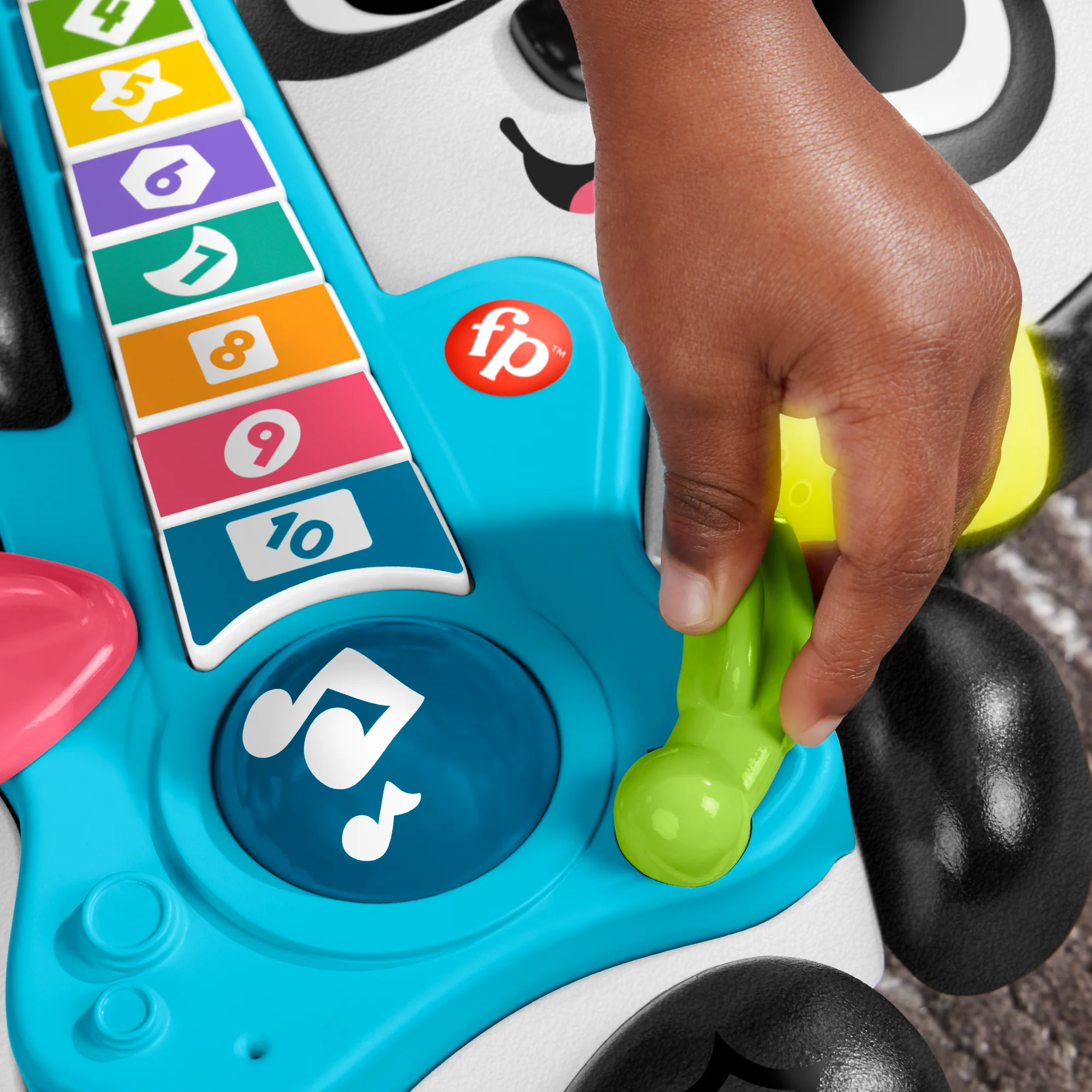 Fisher-Price Link Squad İlk Sayılarım Panda Bebekler Için Eğitici Oyuncak, Müzikli Ve Işıklı, Türkçe - Image 4