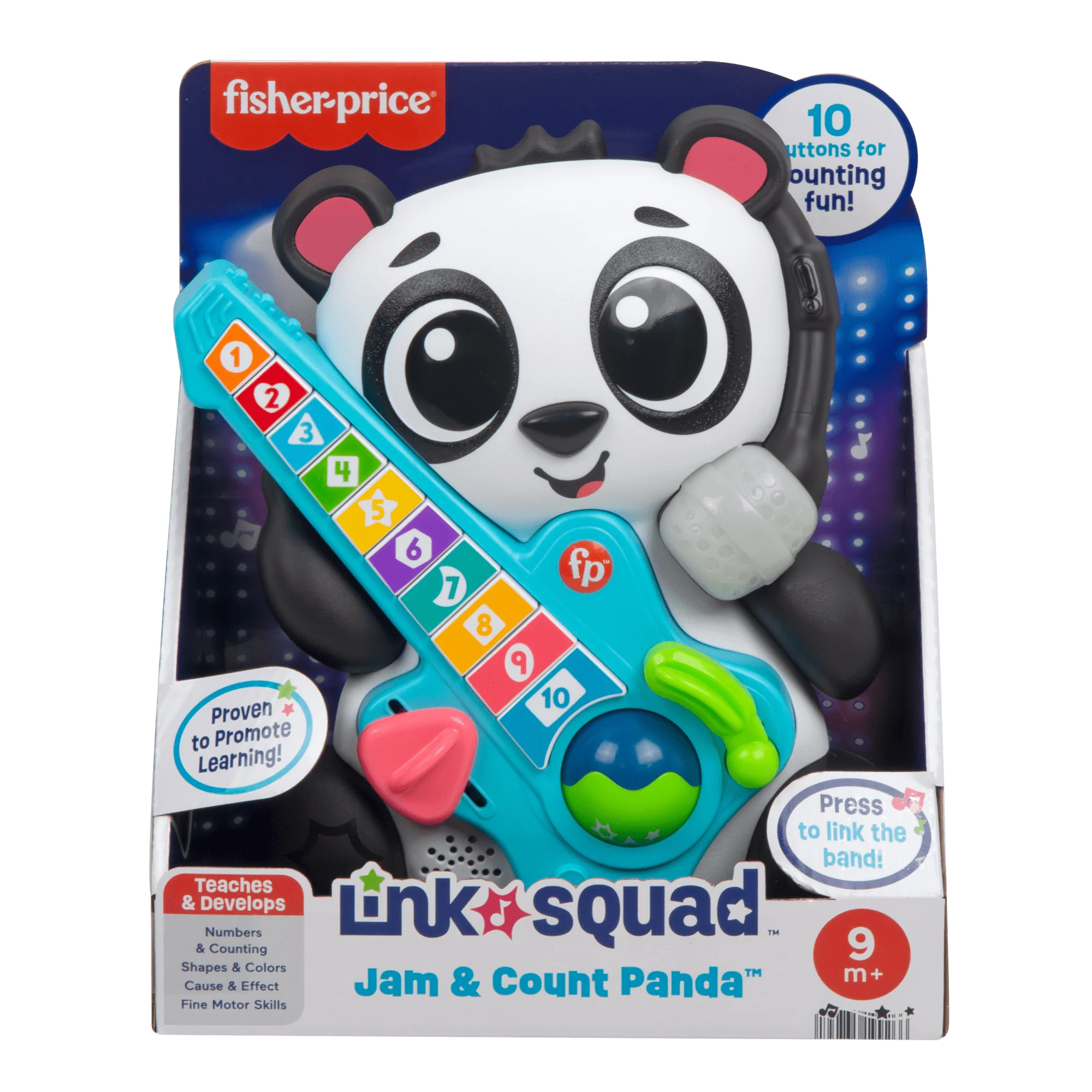 Fisher-Price Link Squad İlk Sayılarım Panda Bebekler Için Eğitici Oyuncak, Müzikli Ve Işıklı, Türkçe - Image 6