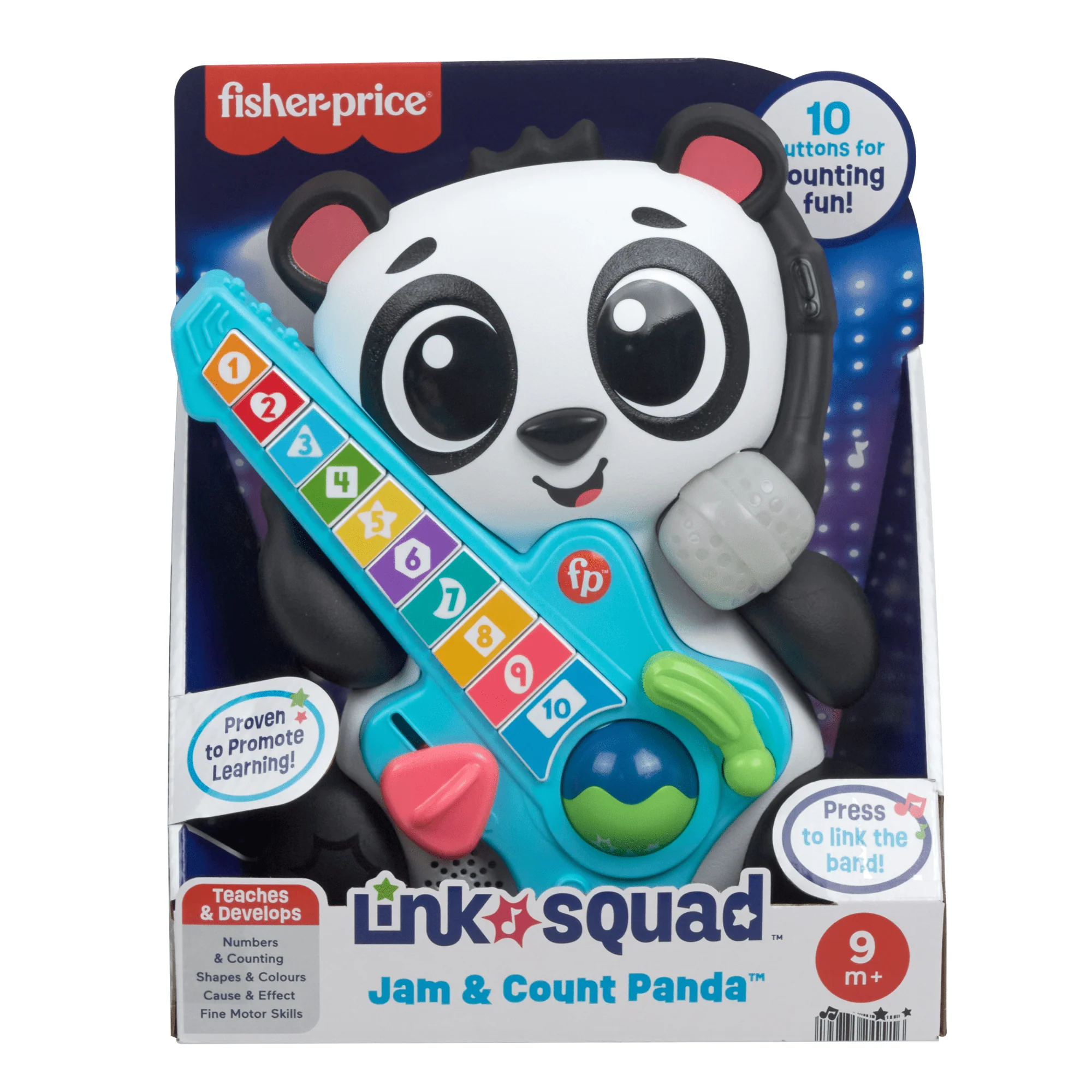 Fisher-Price Link Squad Jam & Count Panda - Image 6