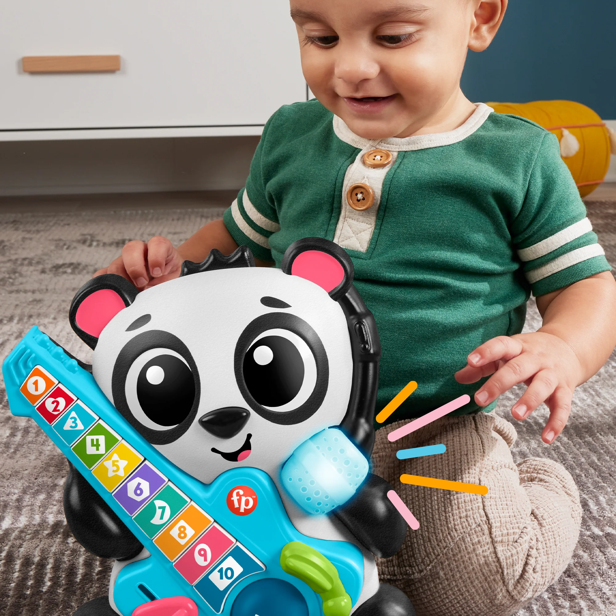 Fisher-Price Juguete Educativo Musical Panda De La Banda Animal, Para Niños A Partir De 9 Meses - Image 4