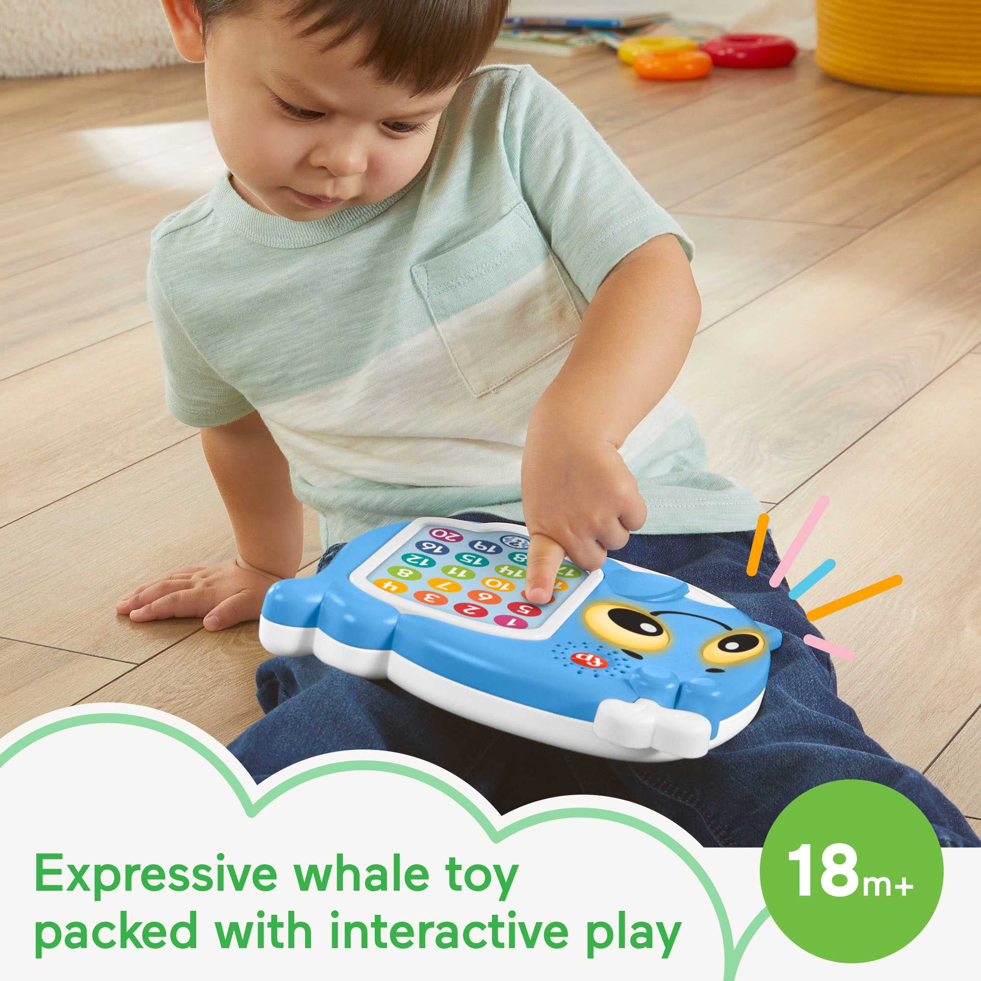 Fisher-Price Linkimals 1-20 Count & Quiz Whale - Image 2