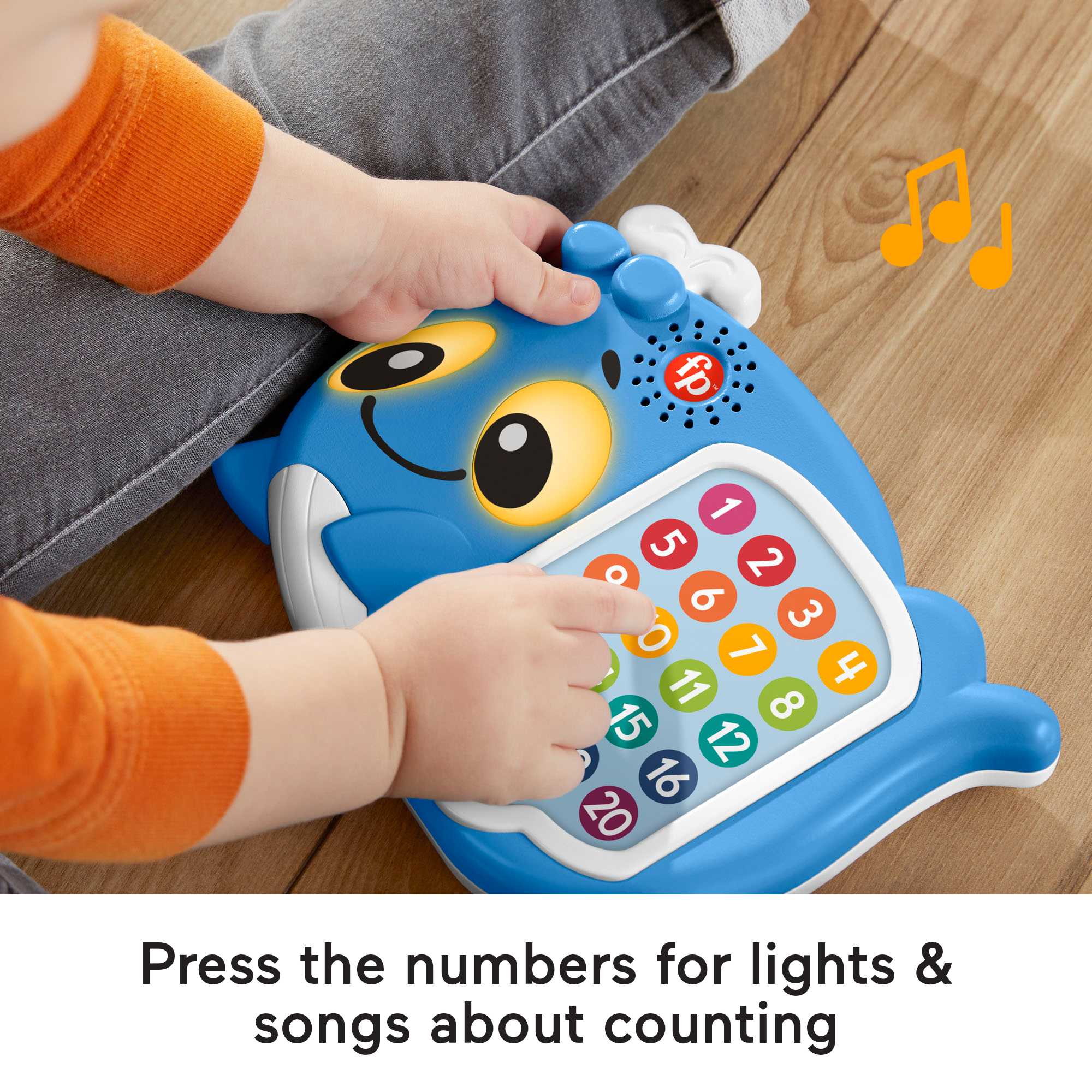 Fisher-Price Linkimals 1-20 Count & Quiz Whale - Image 3