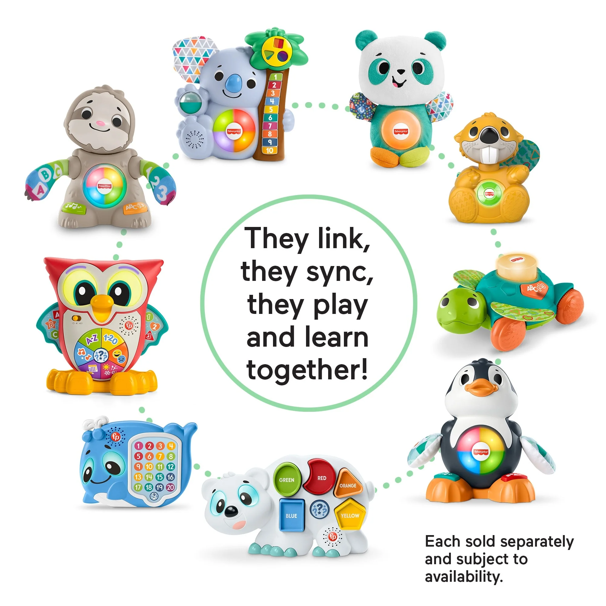 Fisher-Price Linkimals 1-20 Count & Quiz Whale - Image 5