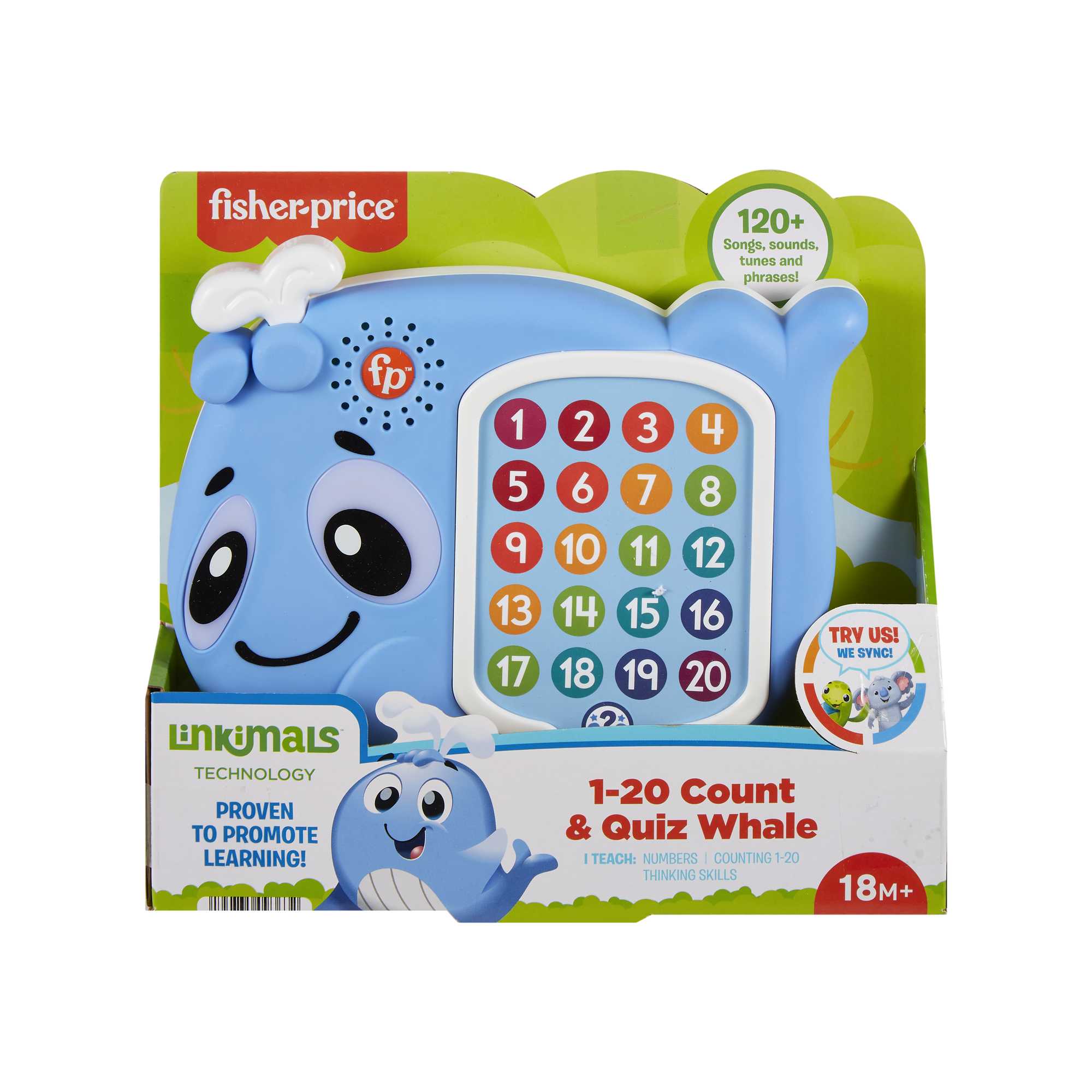 Fisher-Price Linkimals 1-20 Count & Quiz Whale - Image 6