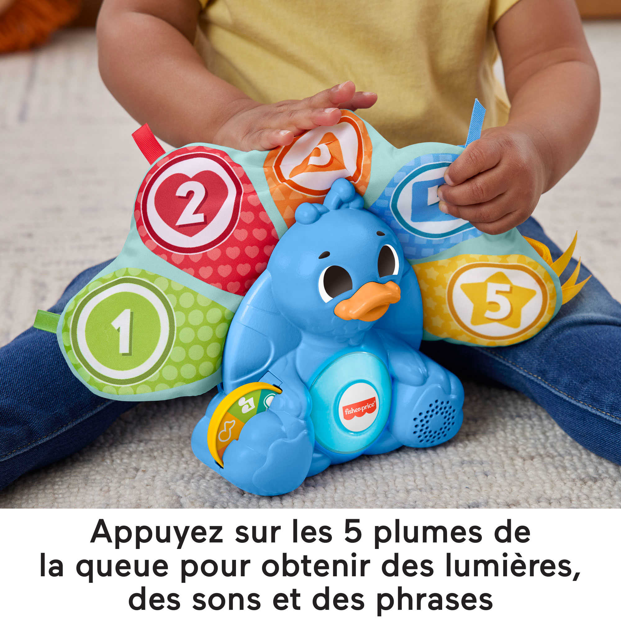 Fisher-Price - Jonathan Le Paon - Jouet D'Éveil - 6 Mois Et + - Image 3