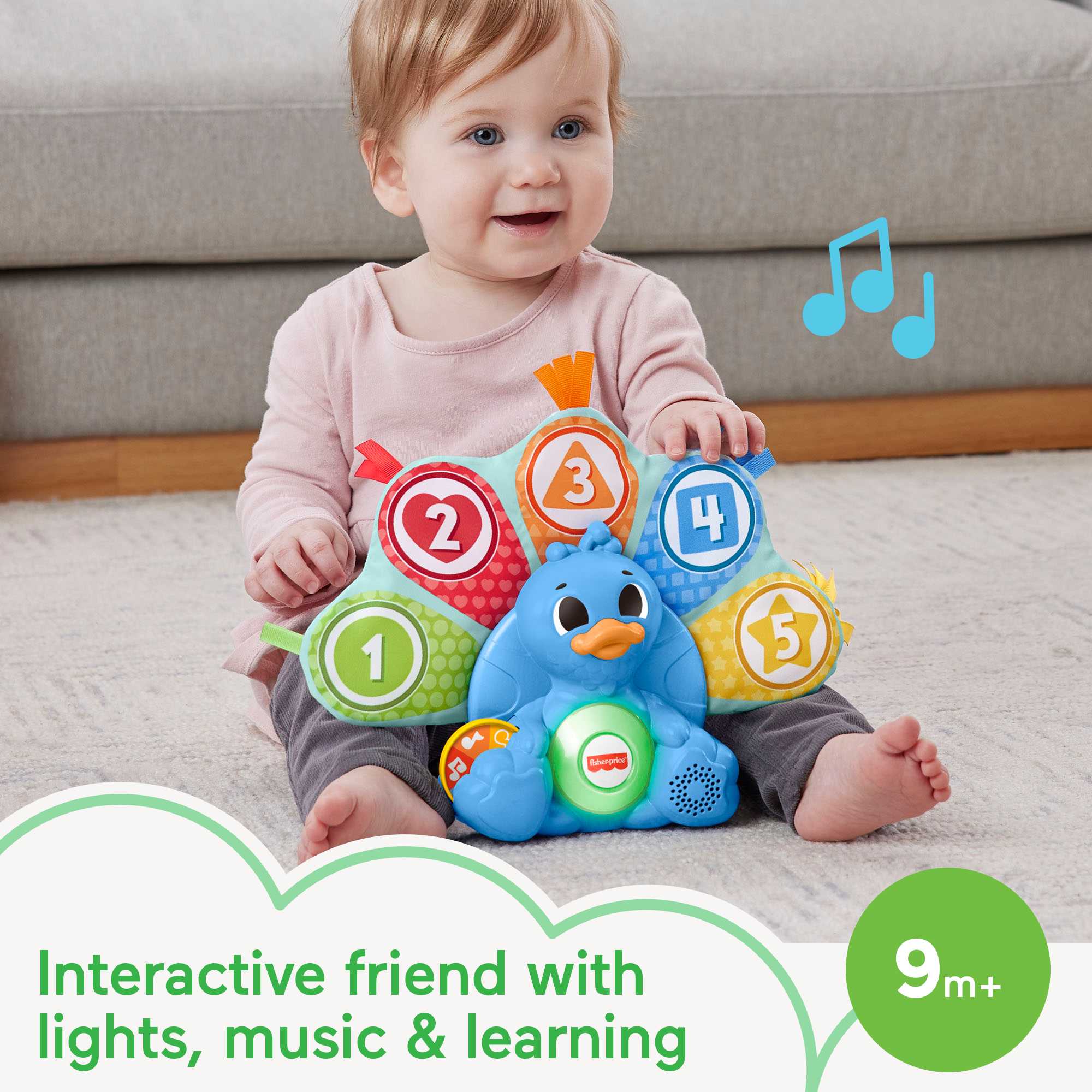 Fisher-Price Linkimals Counting & Colors Peacock - Image 2