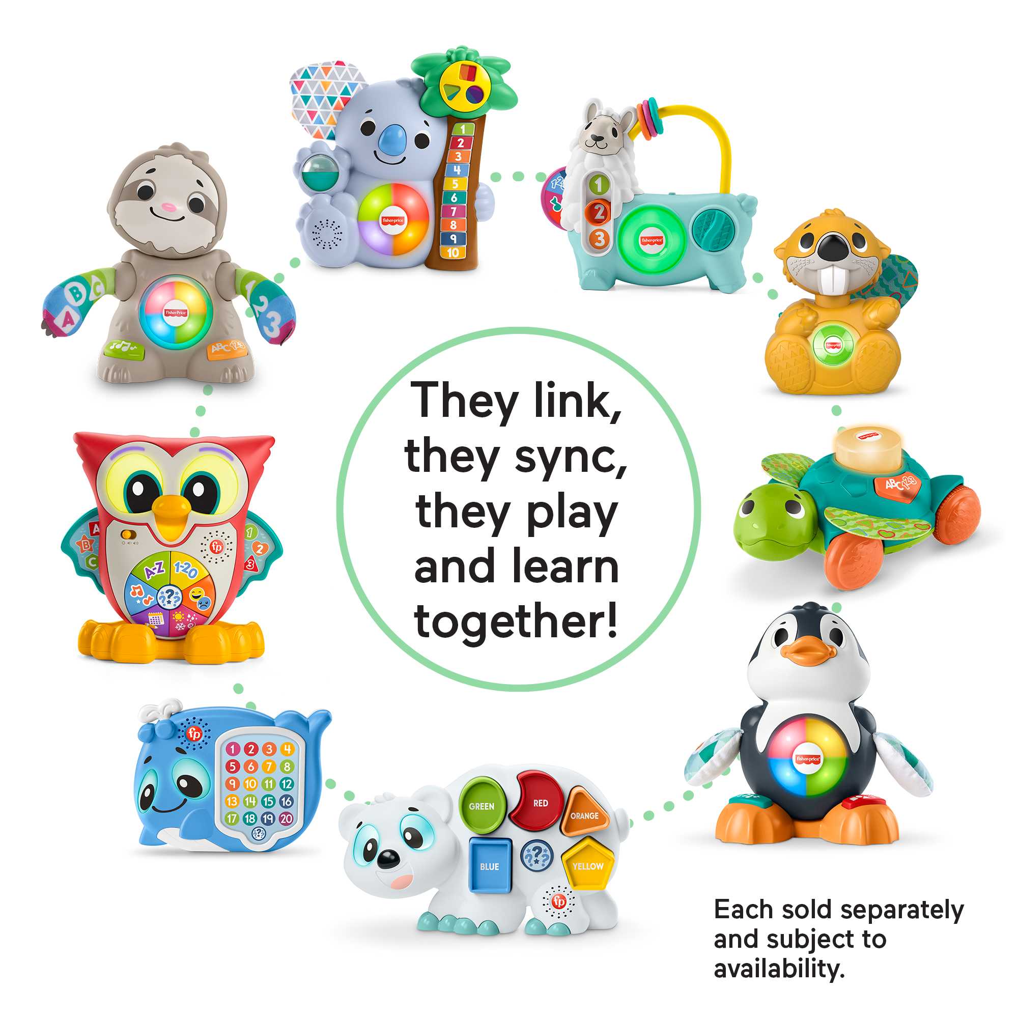 Fisher-Price Linkimals Counting & Colors Peacock - Image 5